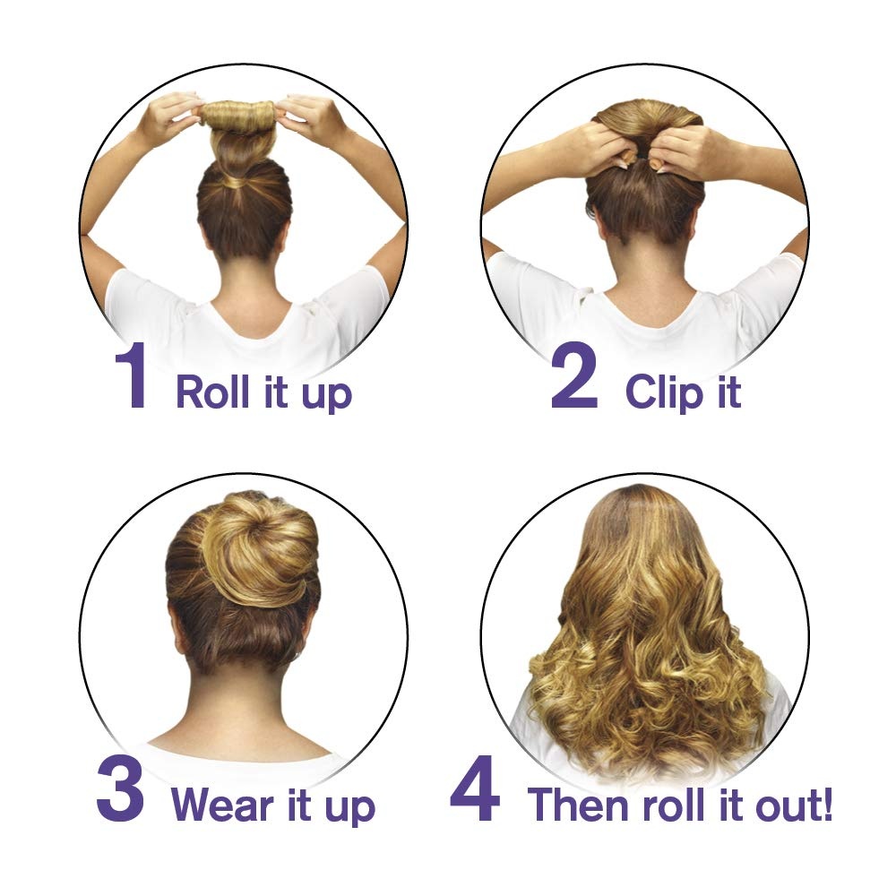 image:imageConair HS70BL Bun2Done Blonde 6 Wands 4 7 14inch and 2 7 12inch wands Blonde
