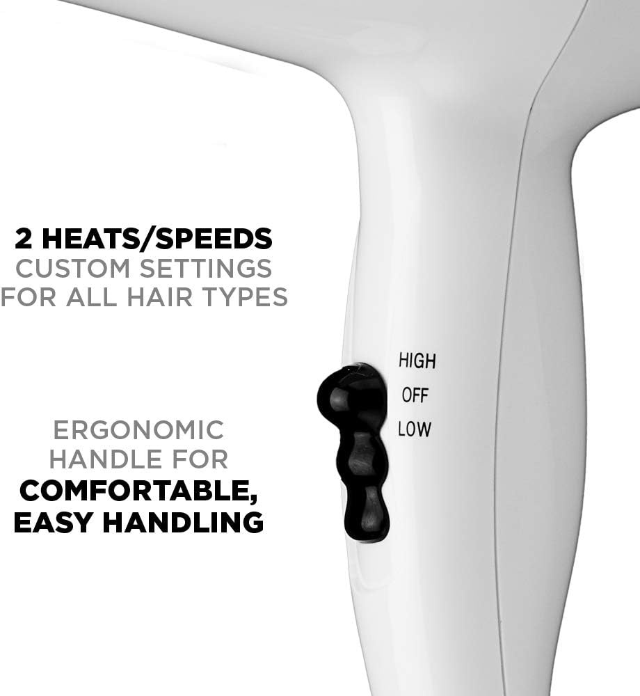 image:imageConair Hair Dryer 1875W MidSize Blow Dryer WhiteWhite