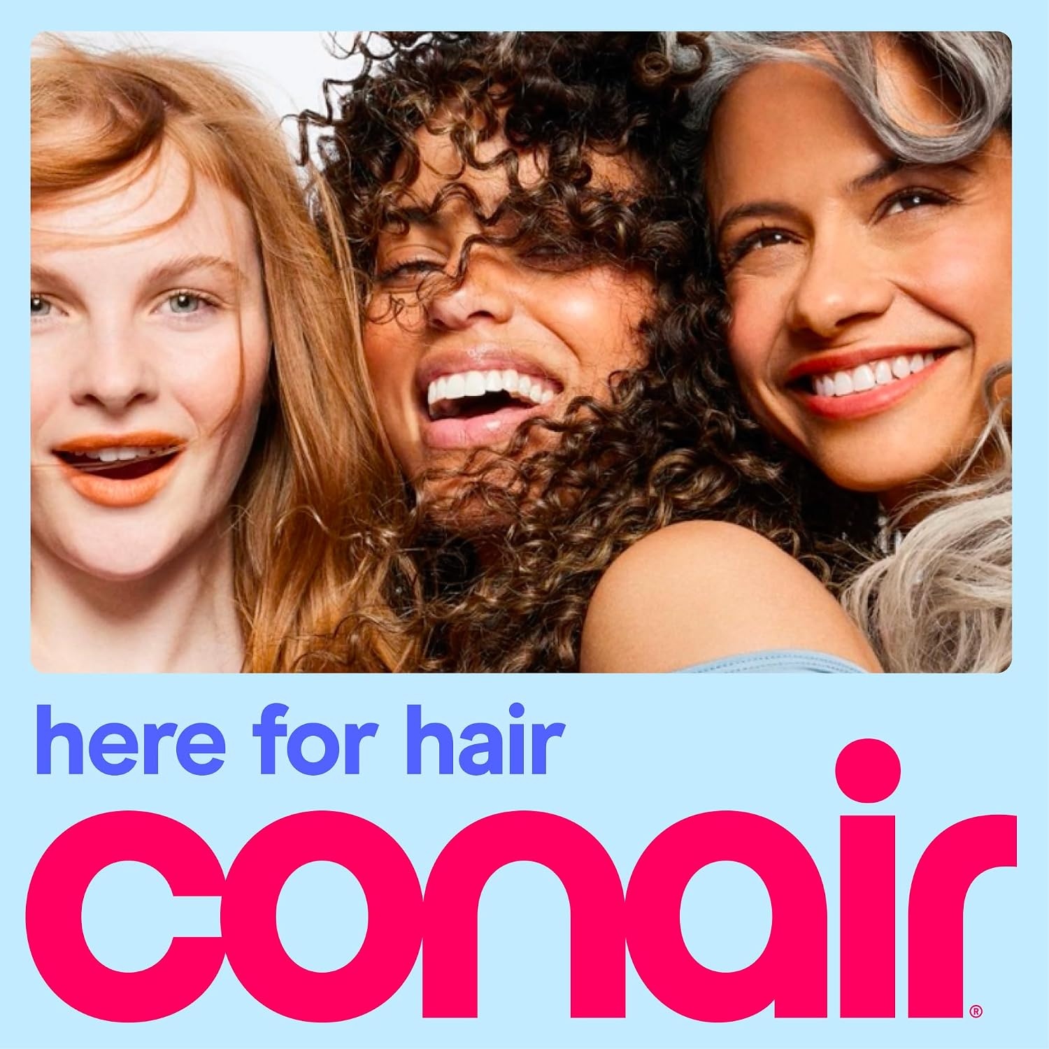 image:imageConair Hair Dryer with Retractable Cord 1875W Blow Dryer 3 Heat Settings 2 Speeds Blow Dryer with Diffuser and Concentrator Attachments Ionic Tourmaline Technology Matte Light PinkPink