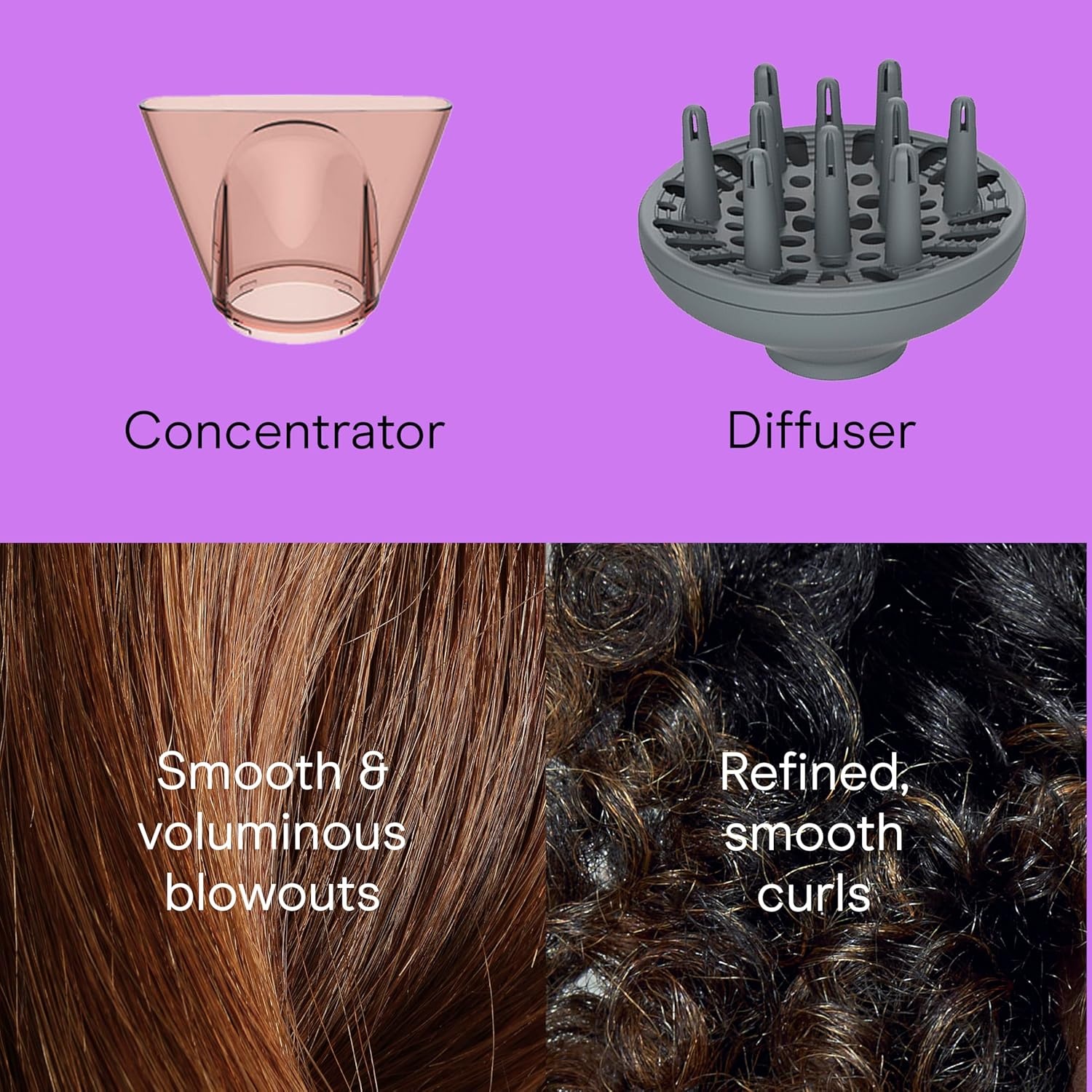 image:imageConair INFINITIPRO BY Frizz Free Compact Hair Dryer 2x the Shine 3x the Frizz Control dusty rose 1 CountDusty Rose