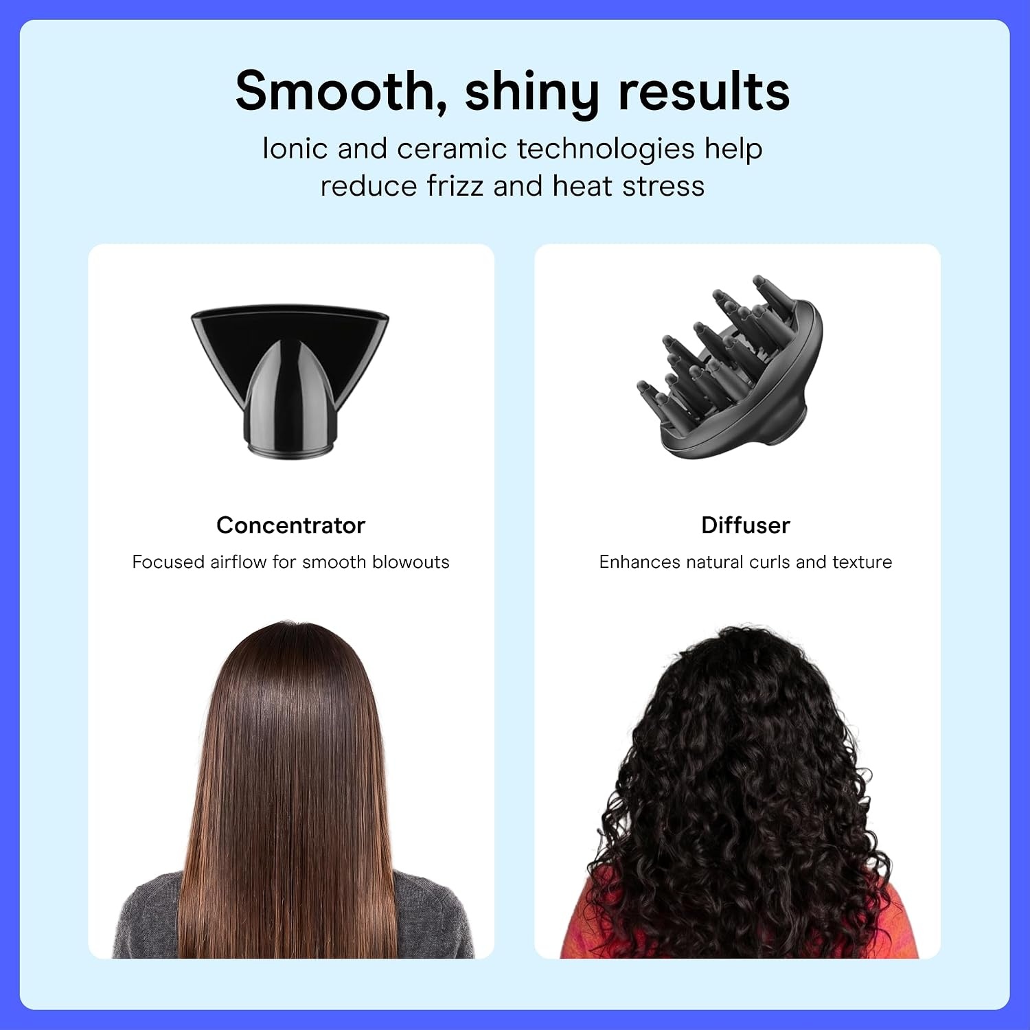 image:imageConair InfinitiPRO AC Motor Pro Hair Dryer Professional ionic ceramic blow dryer for faster frizzfree drying on all hair types Black Model 650XPlum