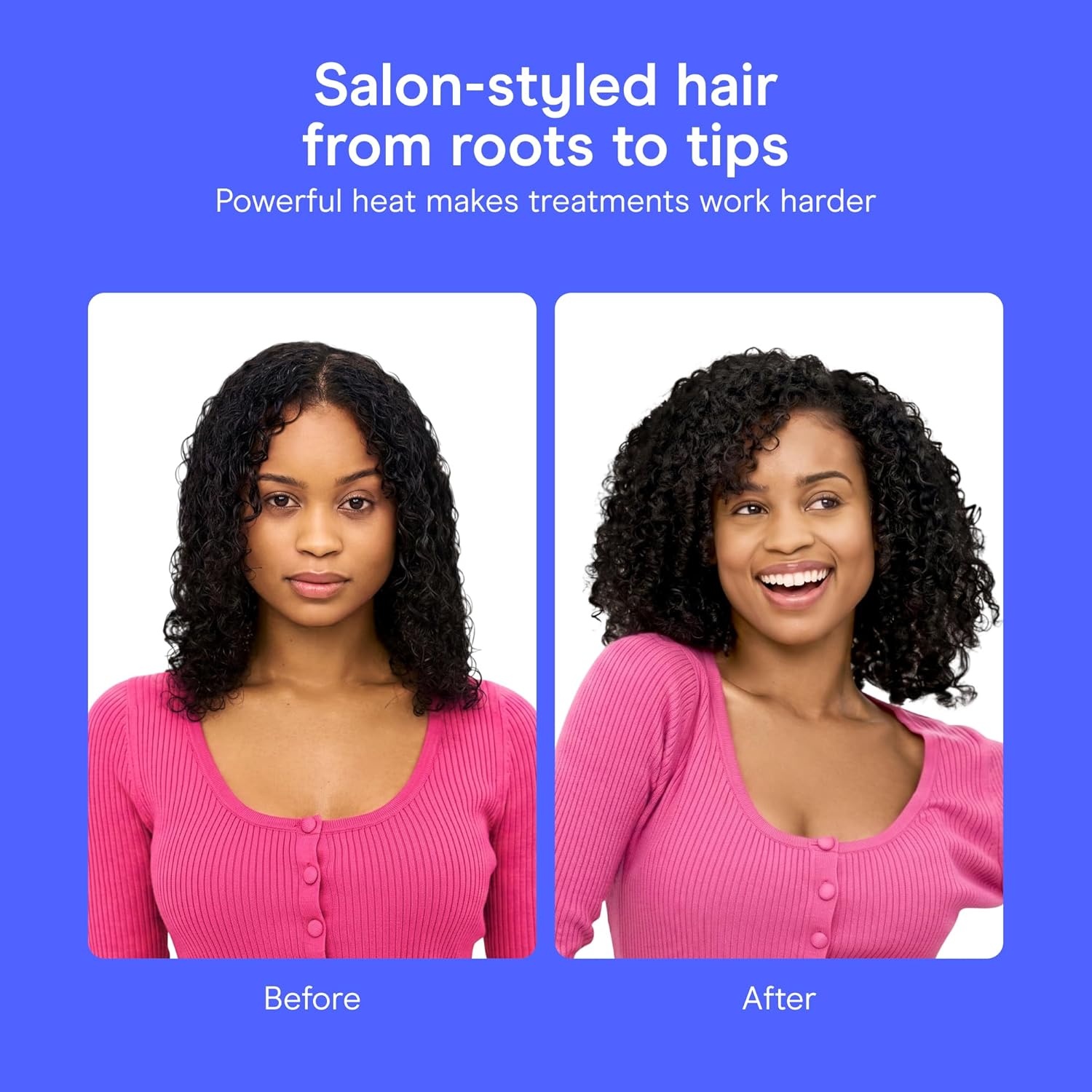 image:imageConair InfinitiPRO Steam Therapy Curl Refresher Hair Steamer Gentle steam therapy revives flat or dry natural coily and curly hair Blue Model S03L5Hair Steamer