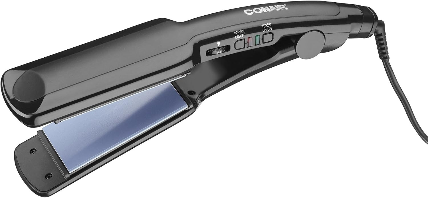 image:imageConair Instant Heat Ceramic Flat Iron 34inchBlack