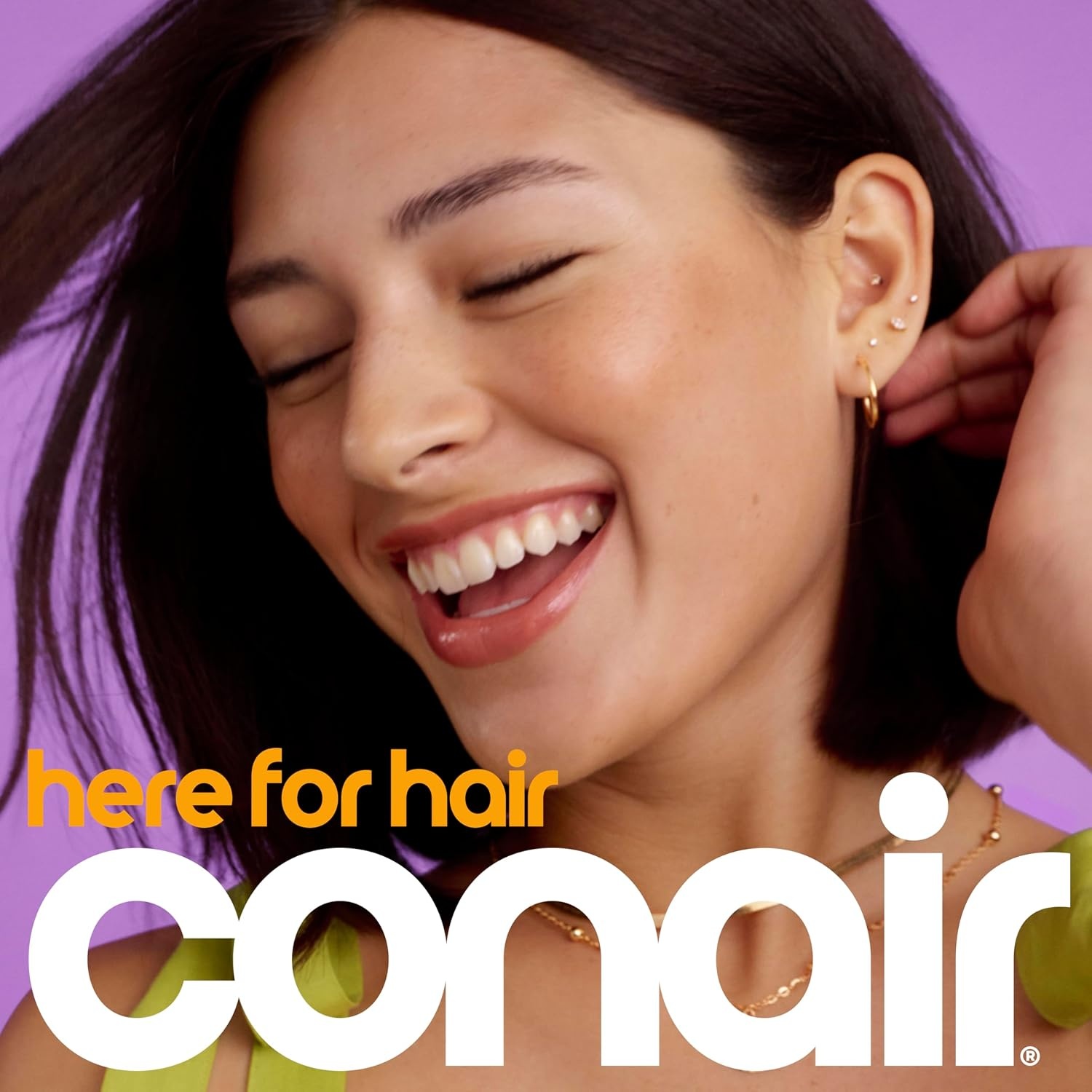 image:imageConair Luxe Ponytailers in Pouches 64PK Hair Ties No Damage Hair Accessories for Girls Hair Bands Hair Ties Variety Pack Neutral Colors