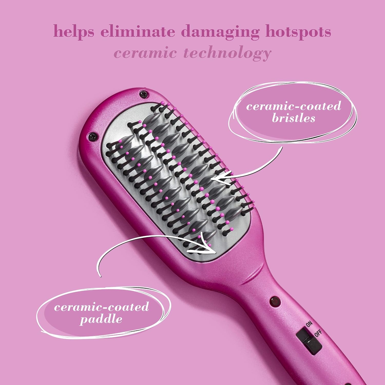 image:imageConair Mini Super Smoothing Brush Perfect for OnTheGo Styling1 Count Pack of 1