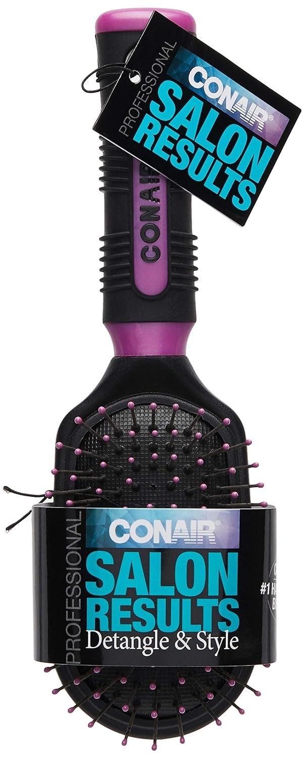 image:imageConair Pro Hair Brush Cushion Purse Size