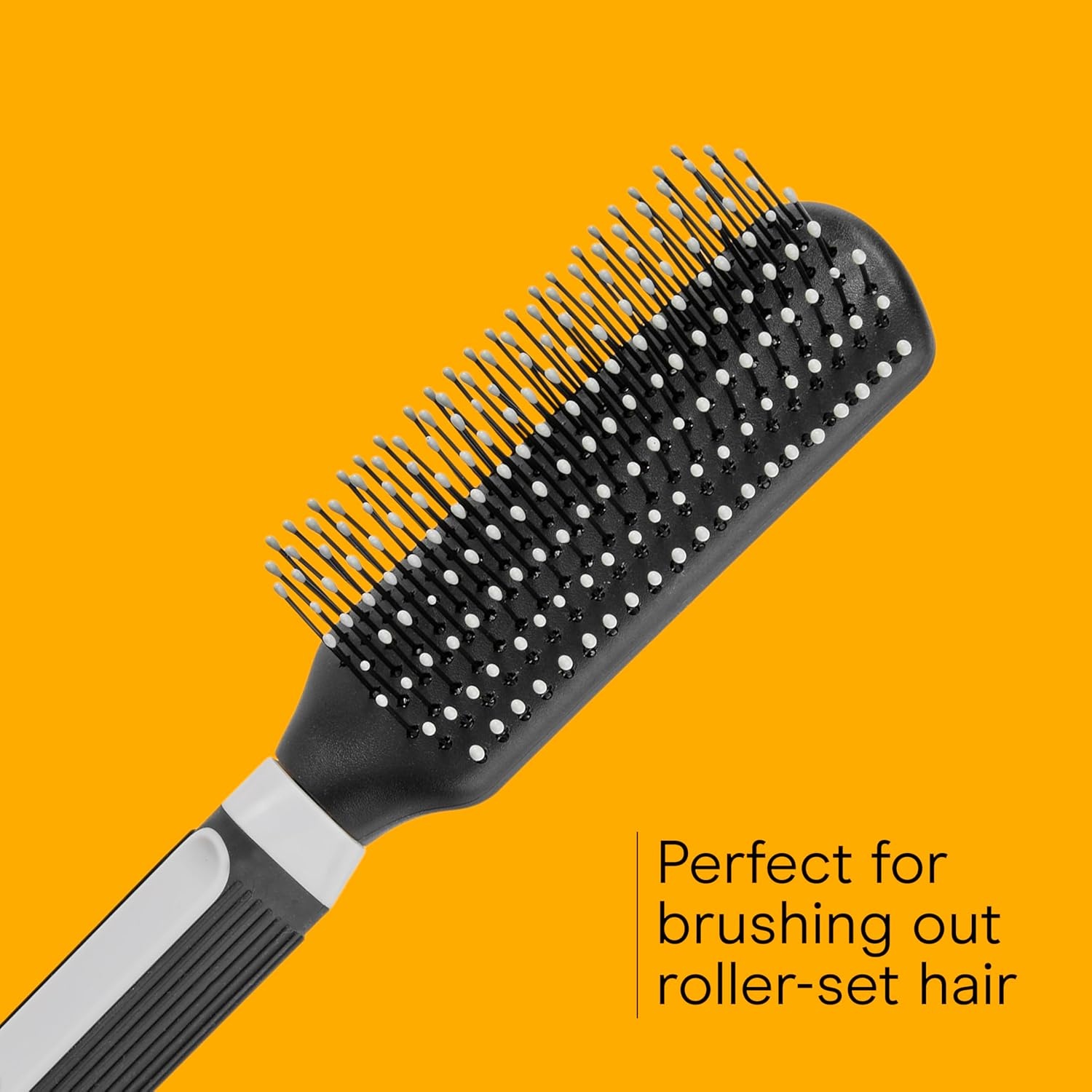 image:imageConair Salon Results Detangling Hairbrush Set 3Pack Brushes for Men and Women All Hair Types and Lengths with Nylon BristlesGrey