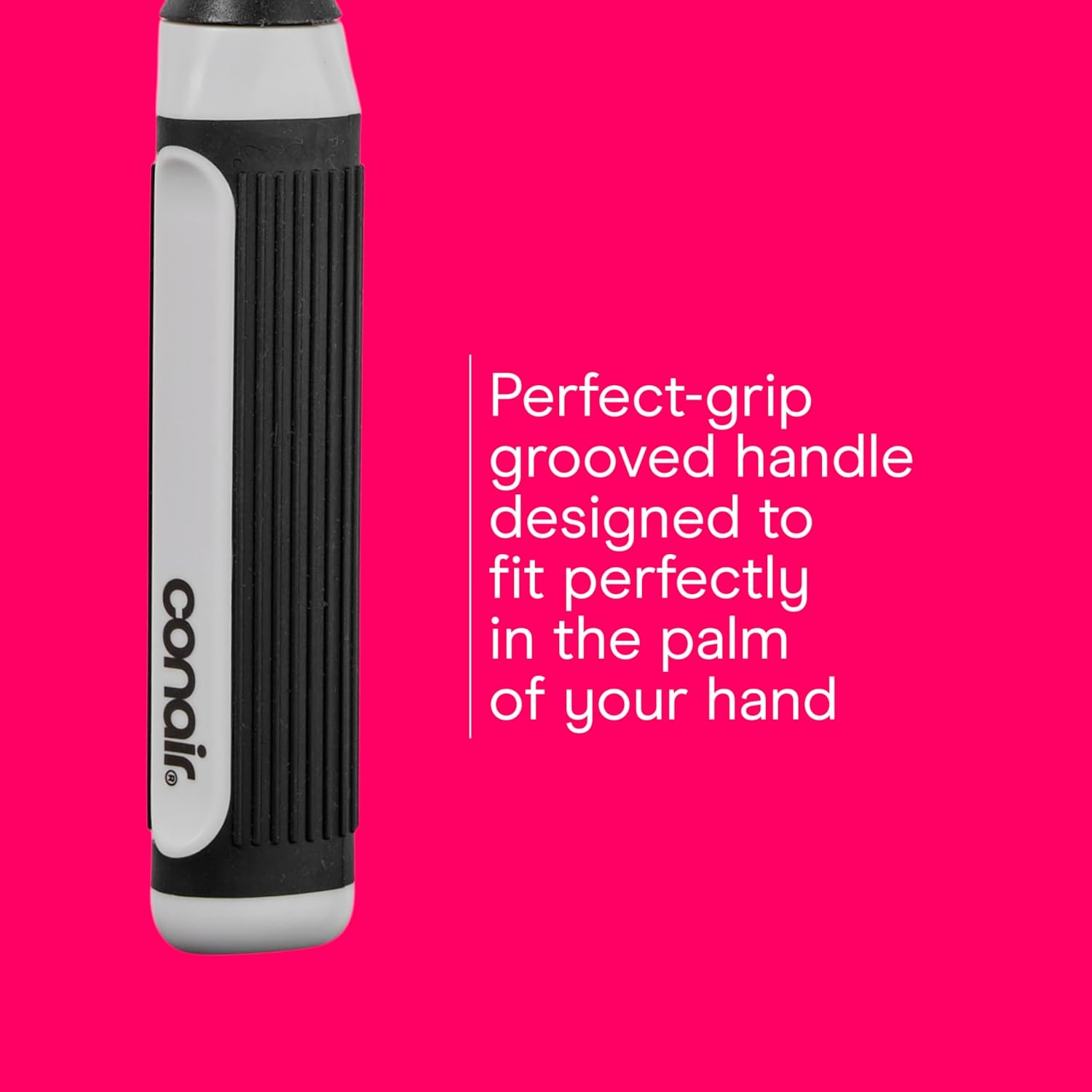 image:imageConair Salon Results Hairbrush for Blow Out Hair dryer round brush Metal Bristles Ideal for shorter hair lengthsGrey