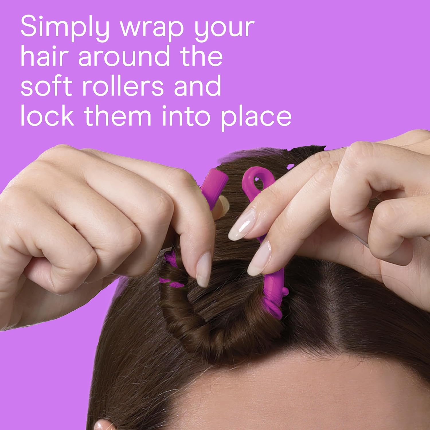 image:imageConair Silicone Hot Rollers for Women 14 Assorted Hot Sticks Hair Curlers with No Roller Clips Needed 85Second HeatUp For All Hair Lengths Green1 Count Pack of 1