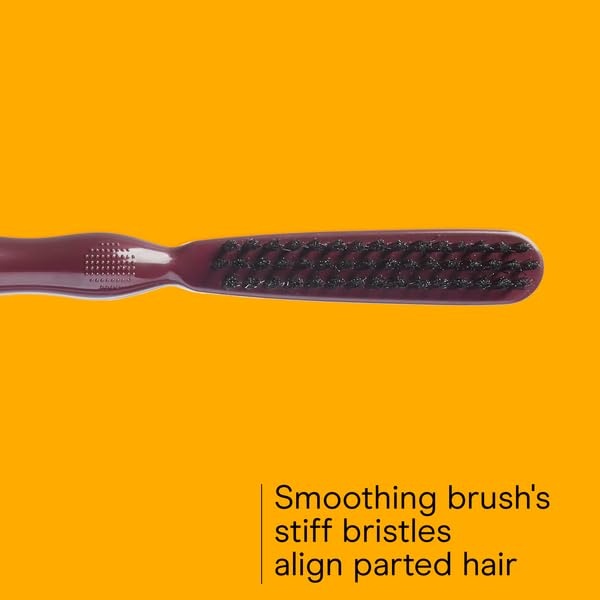 image:imageConair Slick Back Tail Comb Set 3Pack with Fine Tooth Tail Comb Edge Brush and Smoothing Brush for Teasing Parting and Smoothing Sleek Hair Styles Control Hair Flyaways