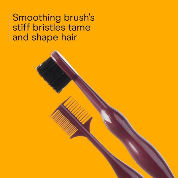 image:imageConair Slick Back Tail Comb Set 3Pack with Fine Tooth Tail Comb Edge Brush and Smoothing Brush for Teasing Parting and Smoothing Sleek Hair Styles Control Hair Flyaways