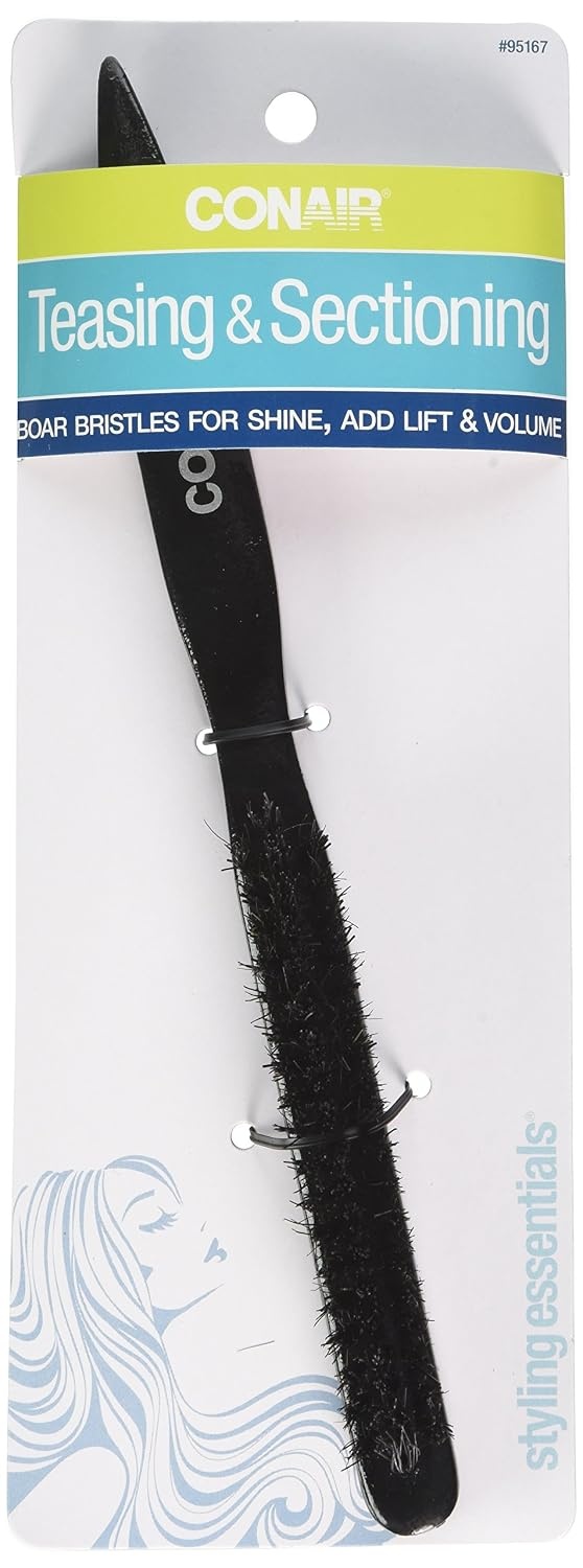 image:imageConair Slim Teasing Hair Brush Mixed Boar Bristle