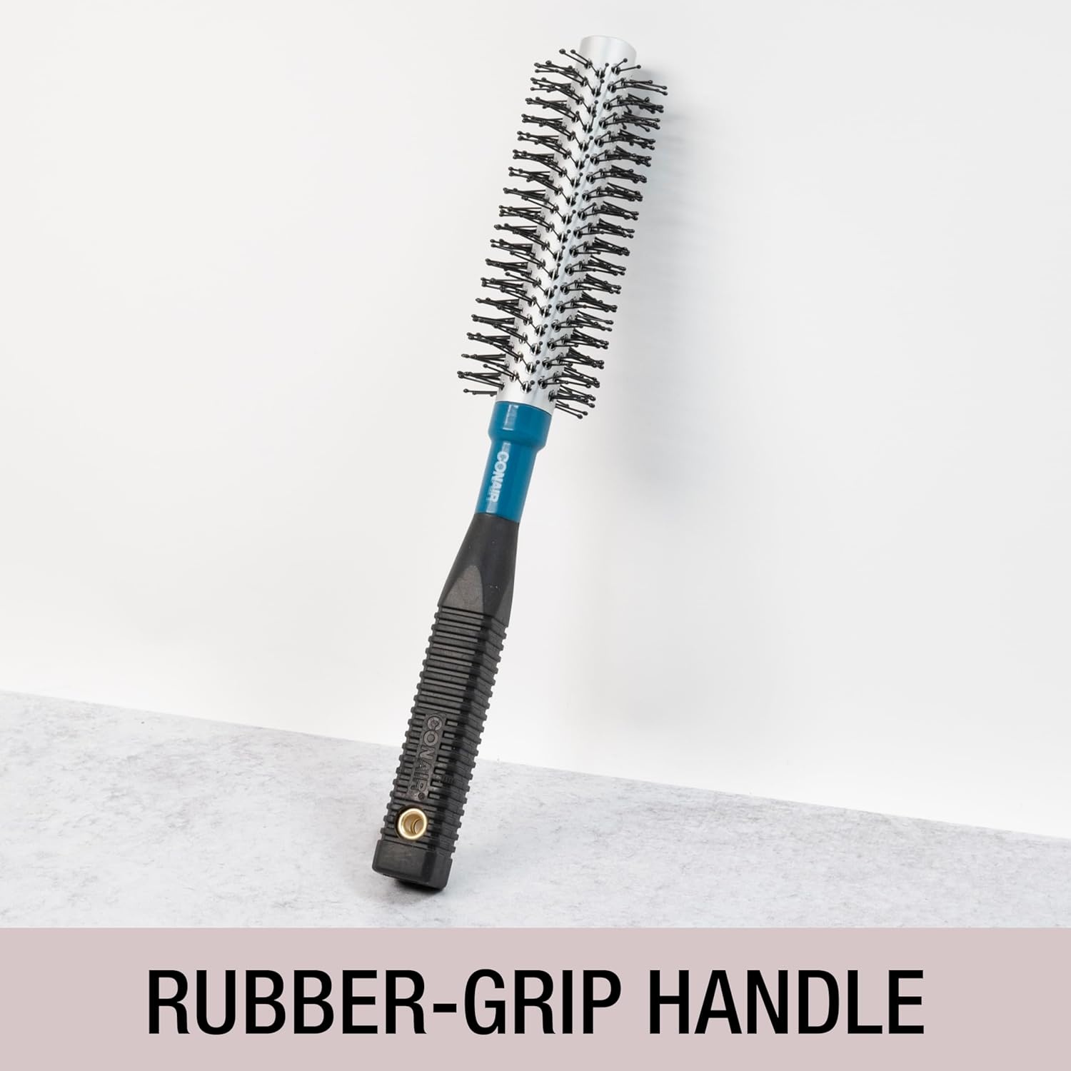 image:imageConair Style amp Volumize Metal Round hair brush Blow Drying brush Hairbrush for Short Hair Length Color at random 1 Count