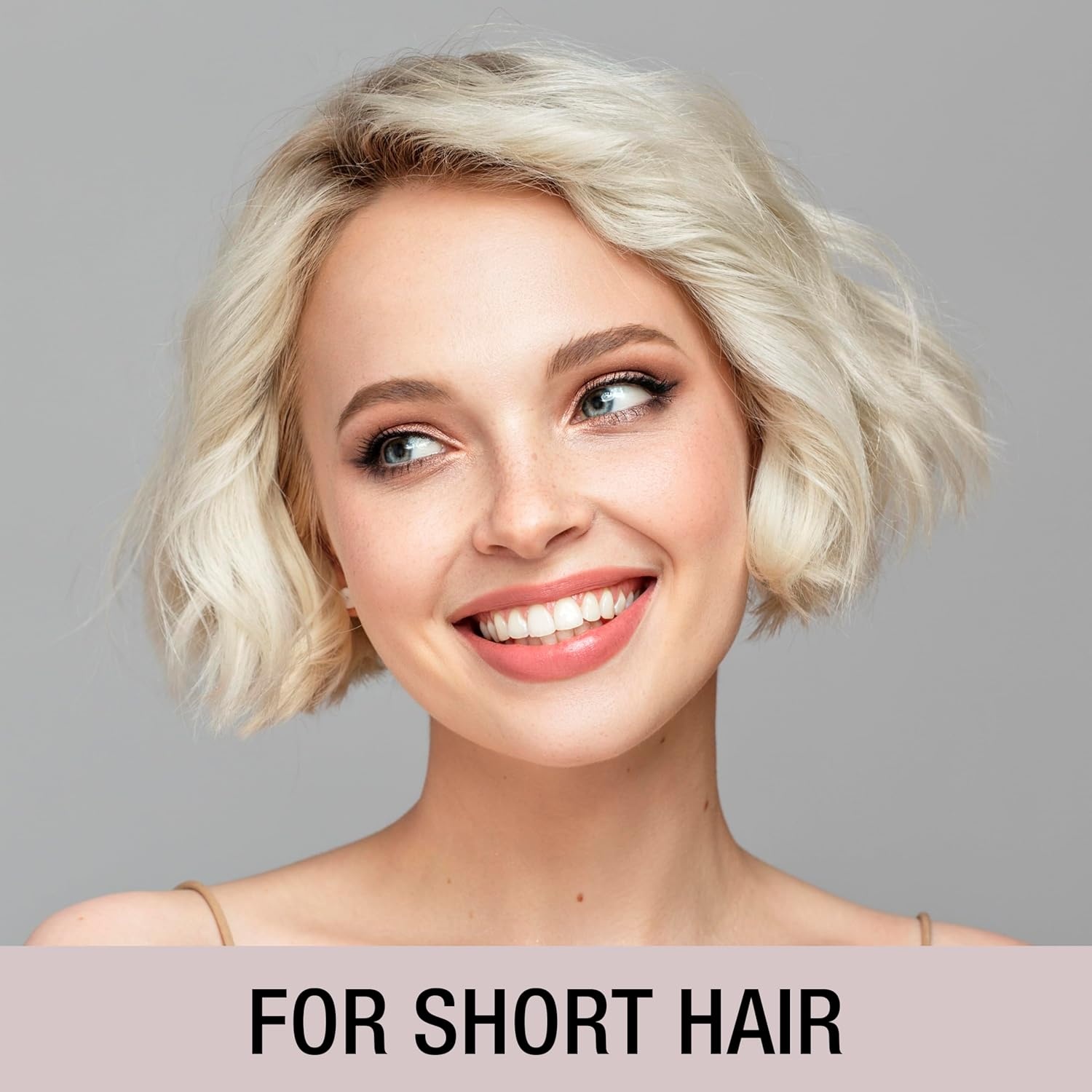 image:imageConair Style amp Volumize Metal Round hair brush Blow Drying brush Hairbrush for Short Hair Length Color at random 1 Count
