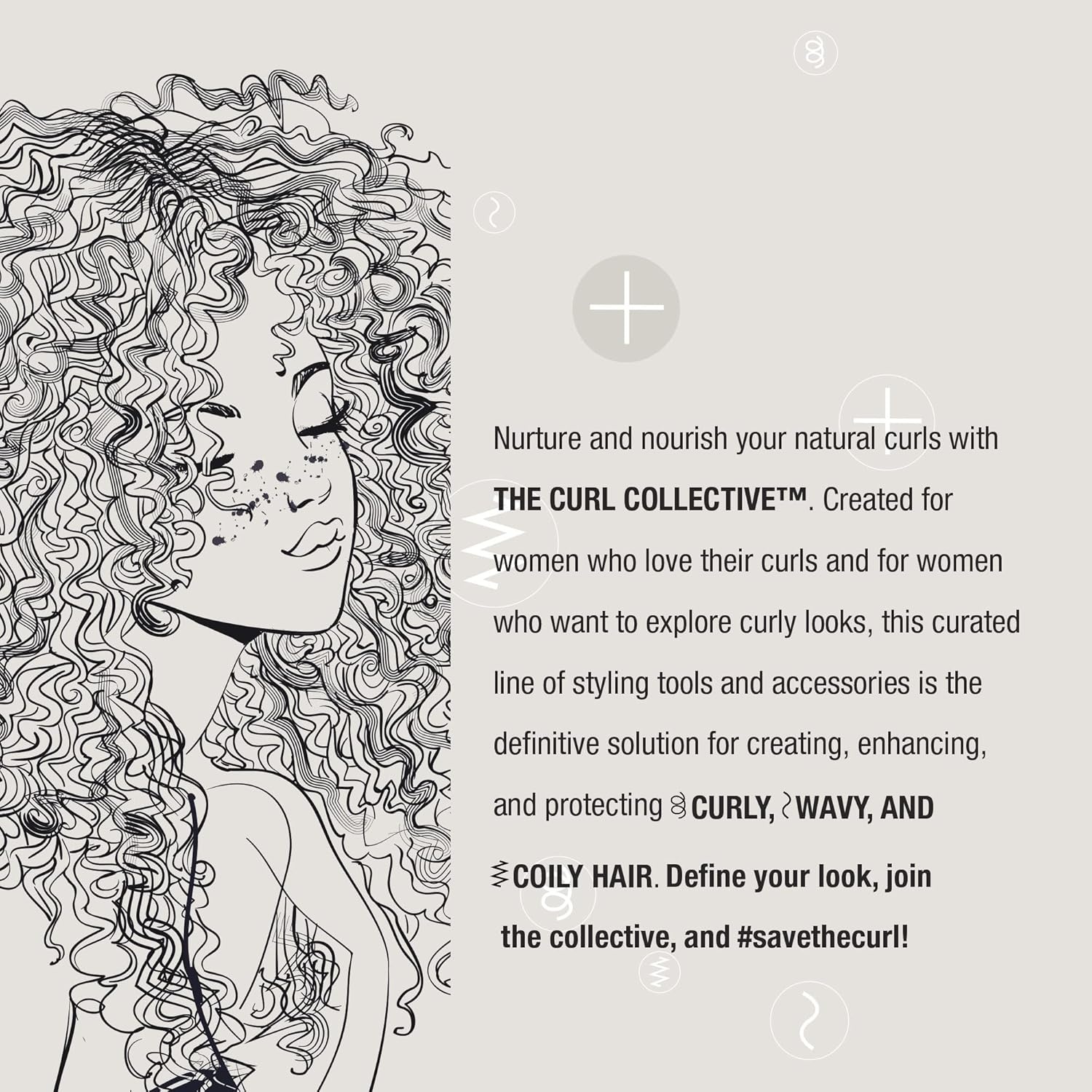 image:imageConair The Curl Collective 3in1 Blowout Kit 3 Interchangeable Brush Attachments to Create Your Perfect Blowout1 Count Pack of 1