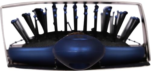 image:imageConair Velvet Touch Paddle Cushion hair brush Detangling hairbrush curly or straight styles men or women detangler features soft touch handle Sky BlueRed Black Navy