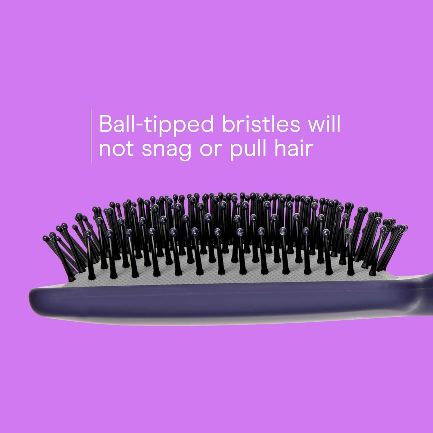 image:imageConair Velvet Touch Paddle Cushion hair brush Detangling hairbrush curly or straight styles men or women detangler features soft touch handle Sky BlueAssorted Color