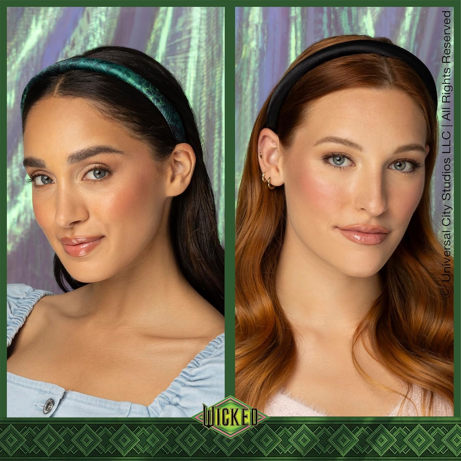 image:imageConair Wicked Elphaba Gift Box hair accessories for girls gifts for her hair accessories Scunci 4PKElphaba Green
