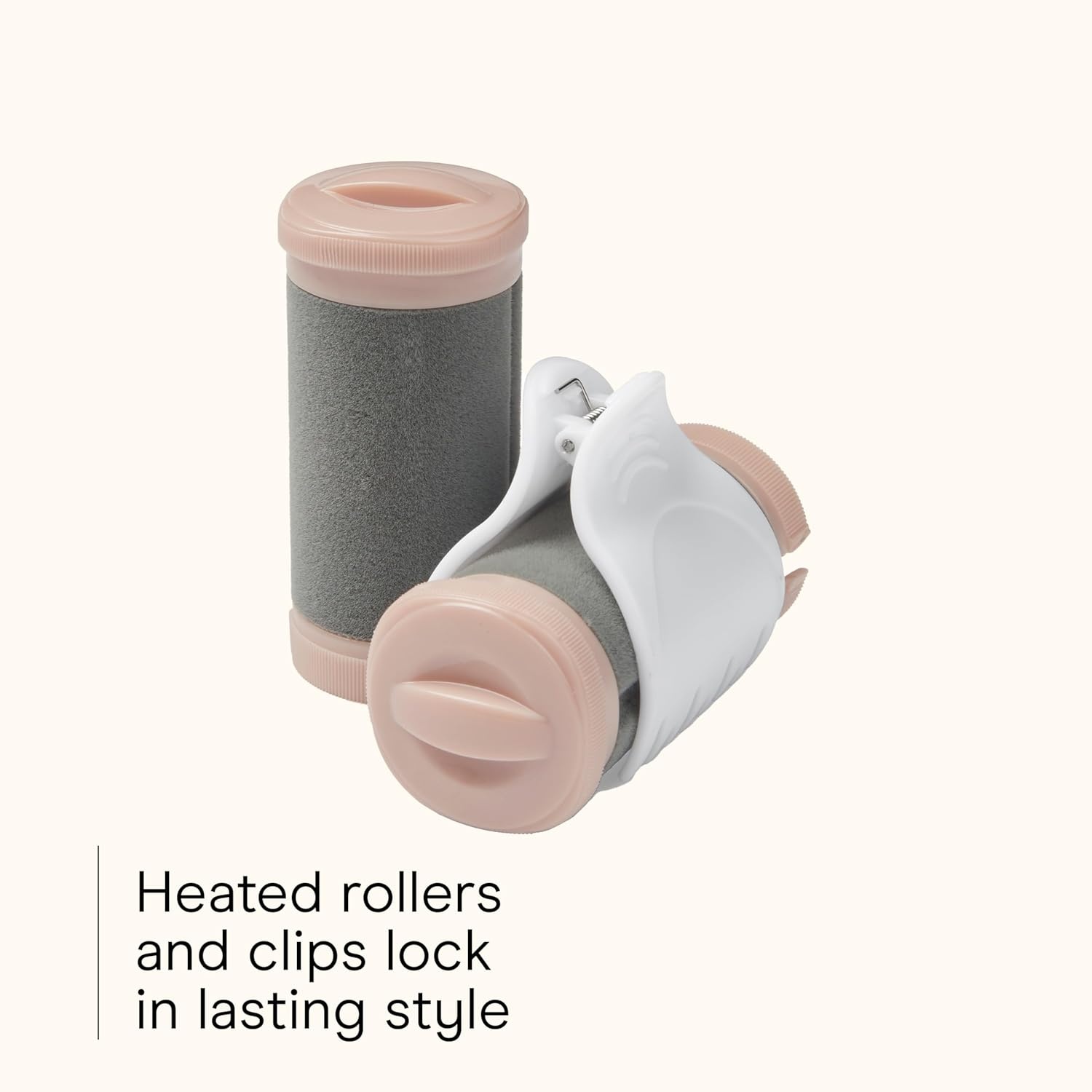 image:imageINFINITI PRO CONAIR Ceramic Flocked Hot Rollers for Women 20 Assorted Hair Curlers with Clips 85Second HeatUp For Long Medium and All Hair WhiteWhite