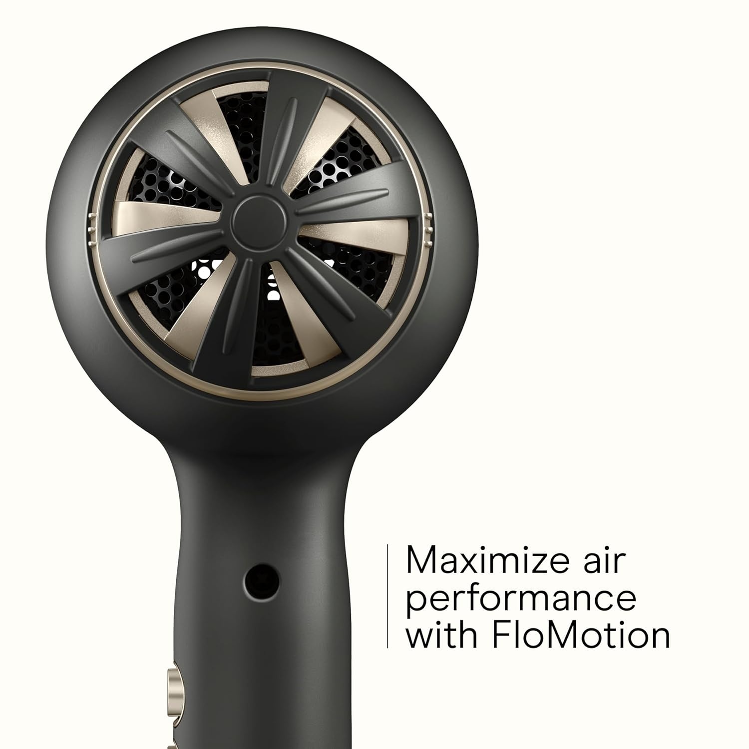 image:imageINFINITI PRO CONAIR FloMotion Pro Hair Dryer Personalize Your Drying Experience with Adjustable Airflow and 6 HeatSpeed Settings Blow Dryer with Diffuser and Concentrator Attachments Black