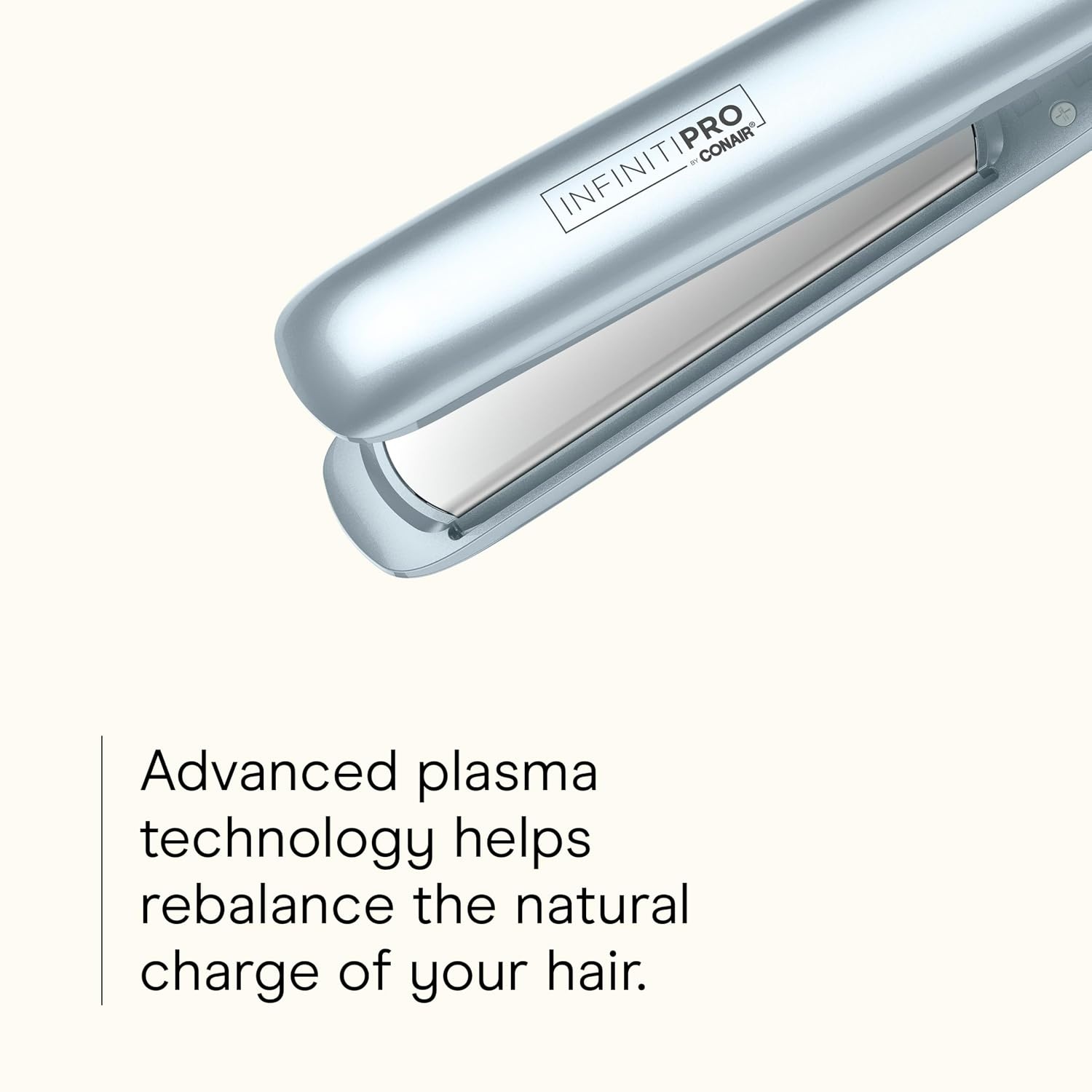 image:imageINFINITI PRO CONAIR SmoothWrap Dual Ion 1 Inch Flat Iron Hair Straightener 1Inch Flat Iron Produces More Volume and Less Frizz 5 Heat Settings For All Hair Types and Textures Blue