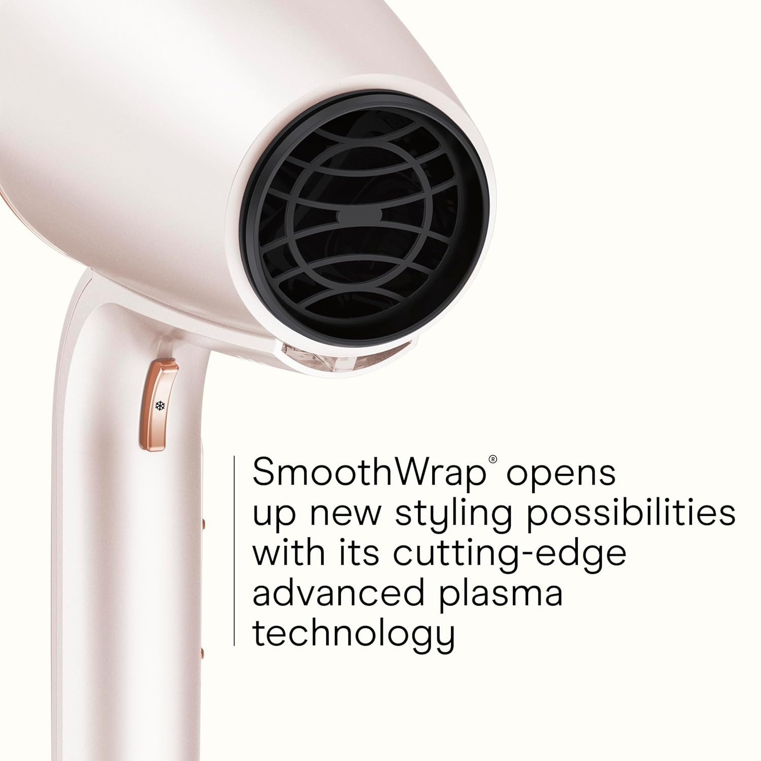 image:imageINFINITI PRO CONAIR SmoothWrap Hair Dryer Blow Dryer with Diffuser and Concentrator Attachments Advanced Plasma and Ceramic Technology for Less Frizz More Volume and Body MintPink Champagne
