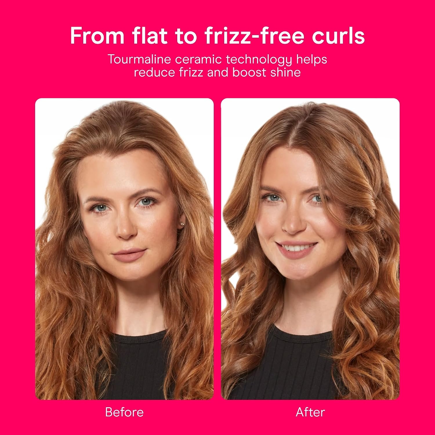 image:imageINFINITI PRO CONAIR Tourmaline Ceramic 1Inch Curling Iron Clamp Curling Iron 1Inch Barrel Produces Classic Curls Hair Curler for Use on Short Medium and Long Hair ChampagneGray Tourmaline Ceramic for Classic Curls on Short Medium and Long Hair ChampagneGray CD10001 Inch Barrel