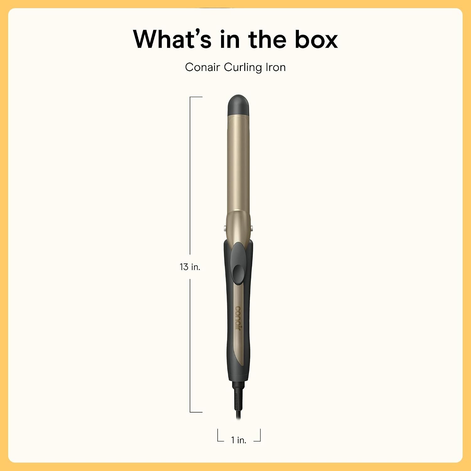 image:imageINFINITI PRO CONAIR Tourmaline Ceramic 1Inch Curling Iron Clamp Curling Iron 1Inch Barrel Produces Classic Curls Hair Curler for Use on Short Medium and Long Hair ChampagneGray Tourmaline Ceramic for Classic Curls on Short Medium and Long Hair ChampagneGray CD10001 Inch Barrel
