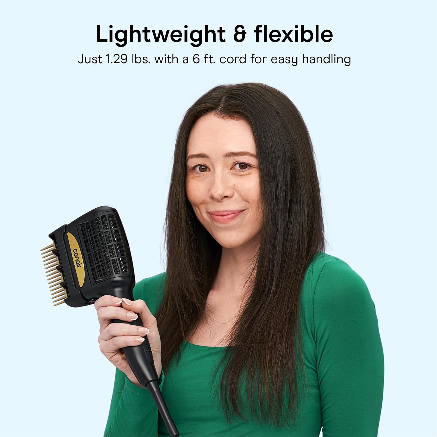 image:imageINFINITIPRO BY CONAIR 3in1 Styling Hair Dryer 1875W Hair Dryer and 3 Attachments Dry and style in one step for thick and curly hair Black SD11GNXBlack