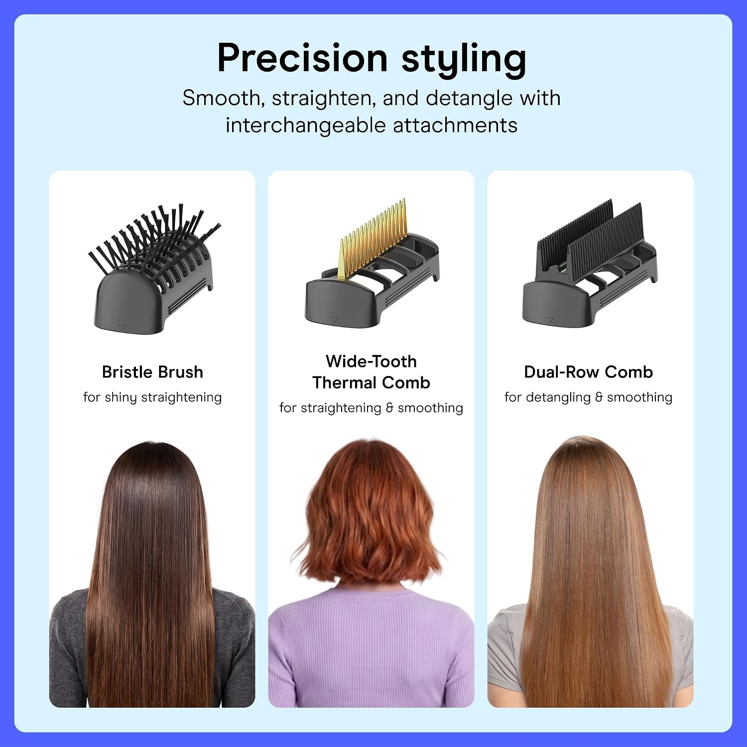 image:imageINFINITIPRO BY CONAIR 3in1 Styling Hair Dryer 1875W Hair Dryer and 3 Attachments Dry and style in one step for thick and curly hair Black SD11GNXBlack