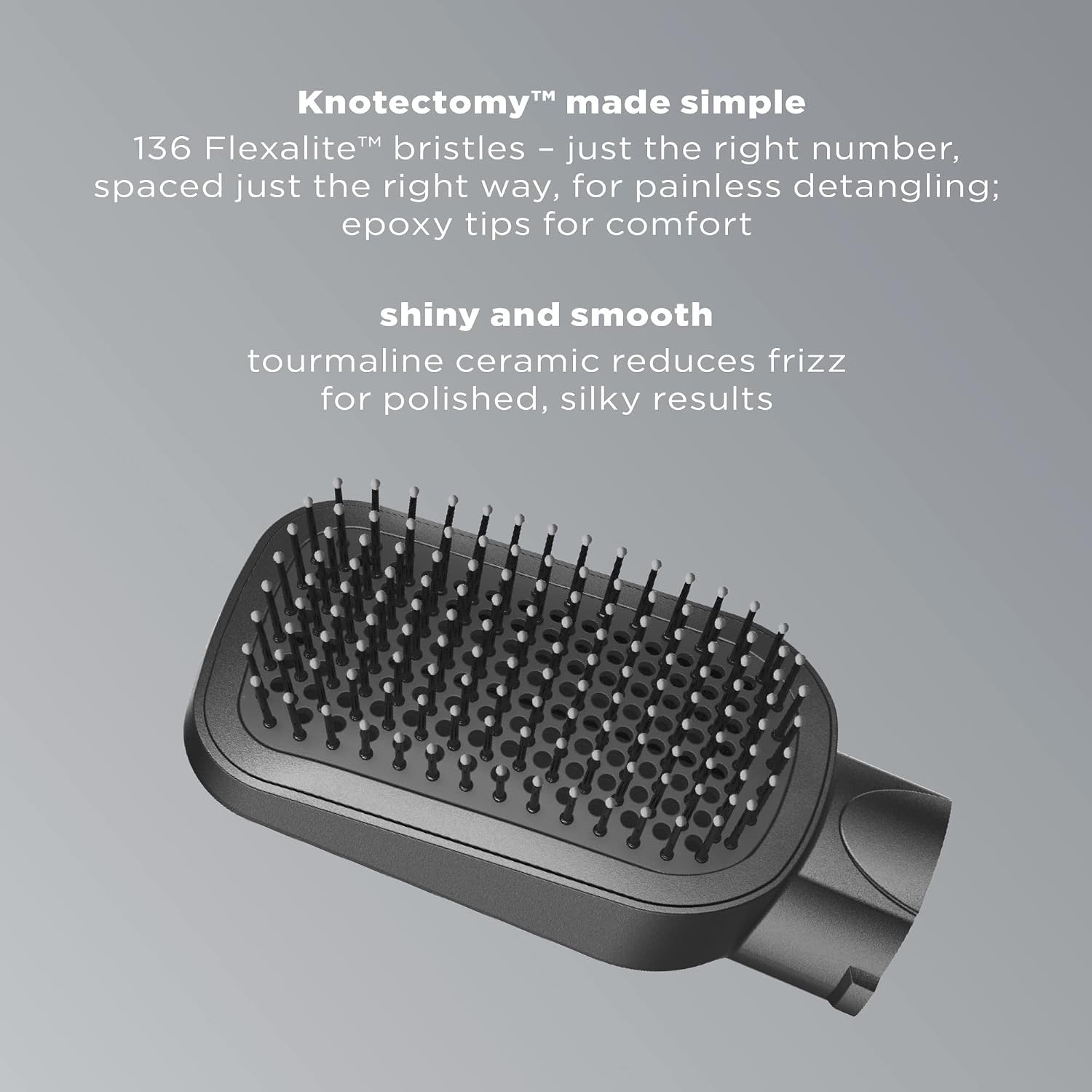 image:imageINFINITIPRO BY CONAIR Brush Head Attachment Storage Case Compatible with INFINITIPRO BY CONAIR The Knot Dr Dryer BrushesCushioned Paddle Brush