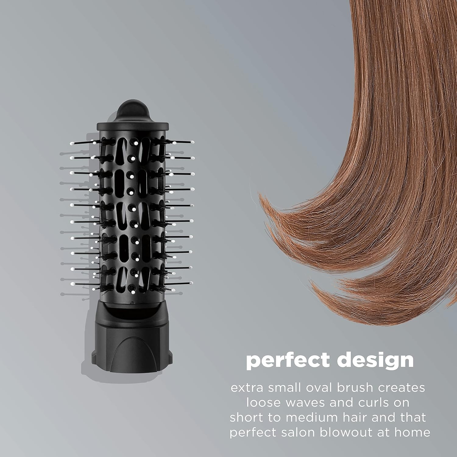 image:imageINFINITIPRO BY CONAIR Brush Head Attachment Storage Case Compatible with INFINITIPRO BY CONAIR The Knot Dr Dryer BrushesExtra Small Oval Brush