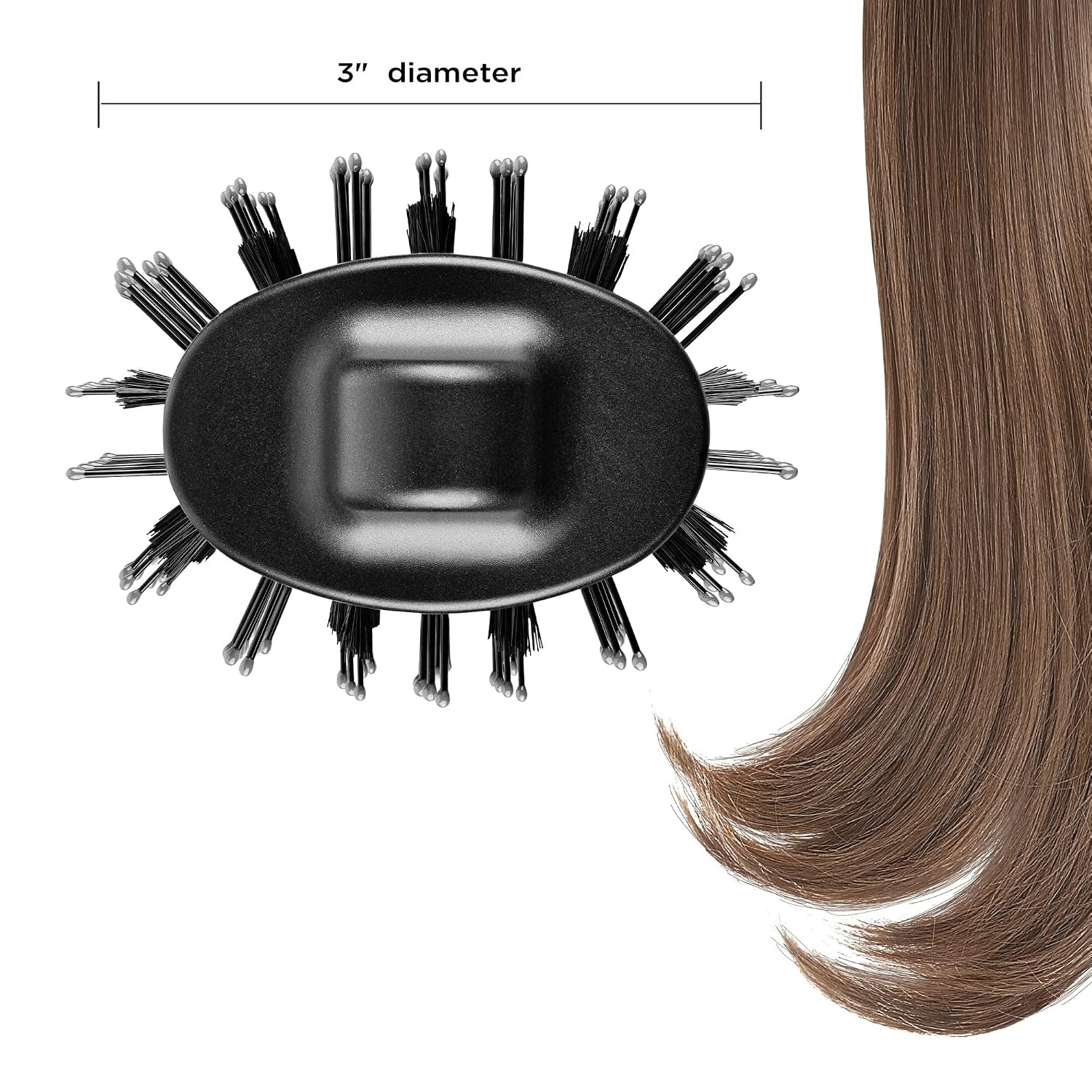 image:imageINFINITIPRO BY CONAIR Brush Head Attachment Storage Case Compatible with INFINITIPRO BY CONAIR The Knot Dr Dryer BrushesLarge Oval Brush