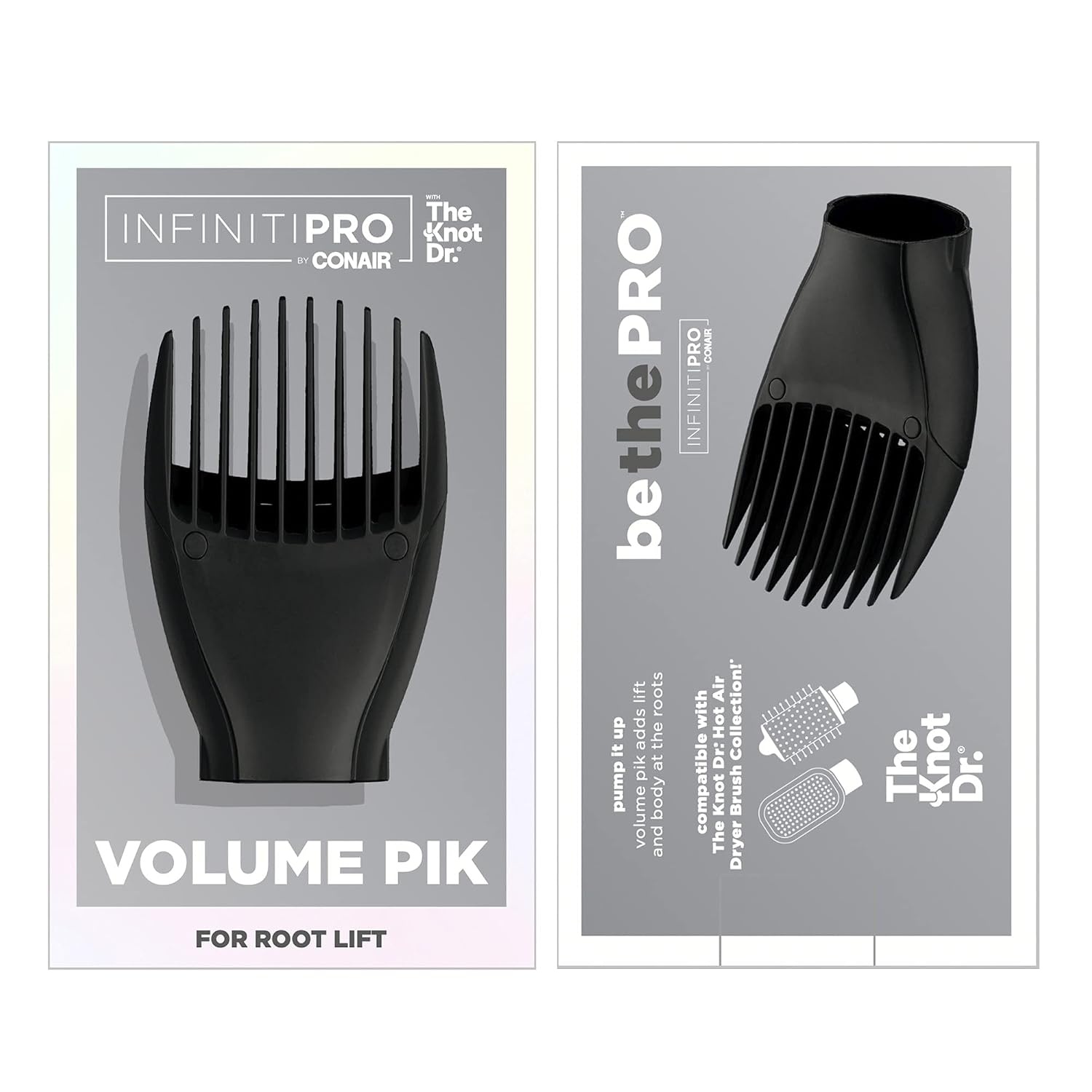 image:imageINFINITIPRO BY CONAIR Brush Head Attachment Storage Case Compatible with INFINITIPRO BY CONAIR The Knot Dr Dryer BrushesVolume Pik