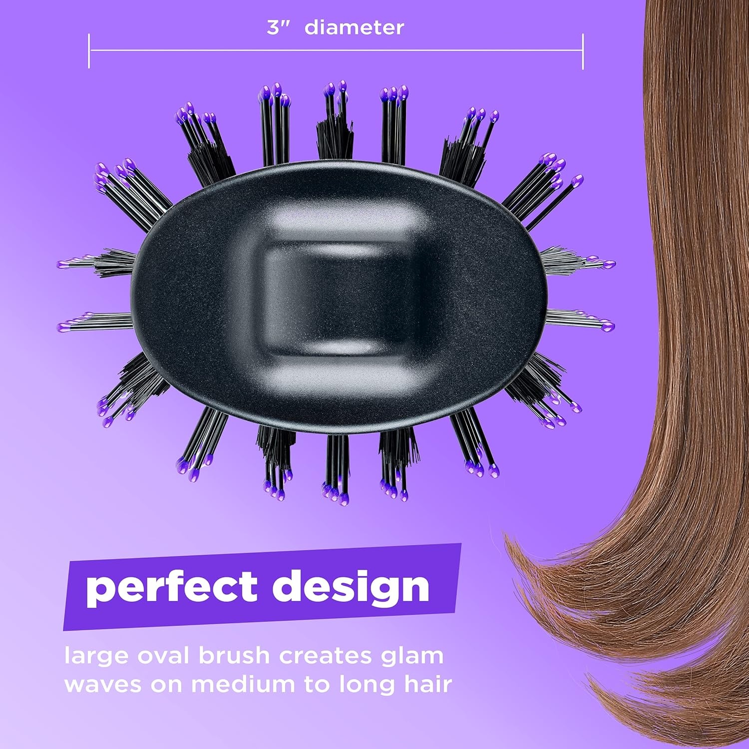 image:imageINFINITIPRO BY CONAIR The Knot Dr AllinOne Oval Dryer Brush Hair Dryer amp Volumizer Hot Air BrushOval Dryer Brush