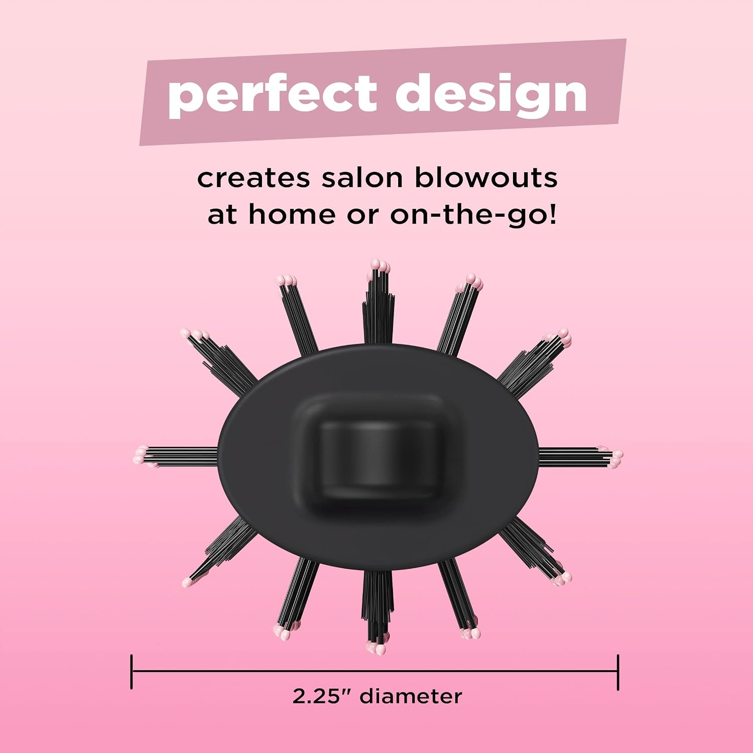 image:imageINFINITIPRO BY CONAIR The Knot Dr AllinOne Travel Friendly Oval Dryer Brush Hair Dryer amp Volumizer Hot Air Brush1 Count Pack of 1
