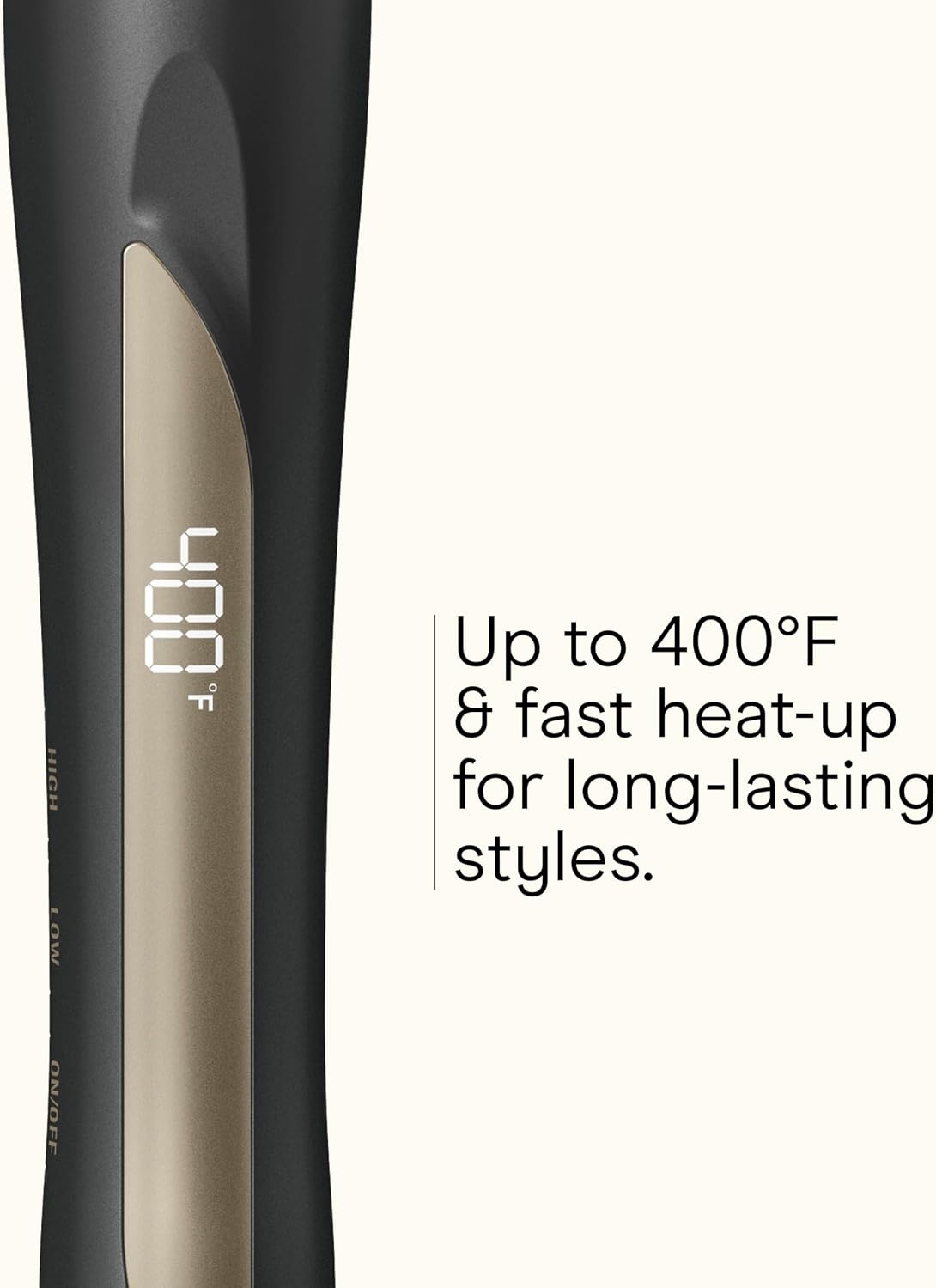 image:imageINFINITIPRO BY CONAIR Tourmaline Ceramic 1Inch Curling Wand 1Inch Barrel Produces Flawless Waves Hair Wand for Use on Short Medium and Long Hair Dark Gray1 Inch Wand