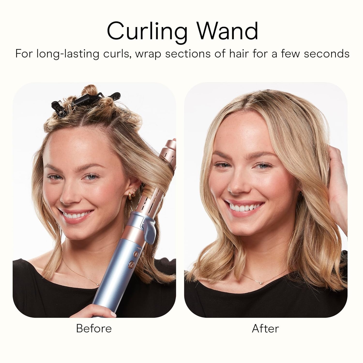 image:imageINFINITIPRO by CONAIR DigitalAIRE Multi Hair Styler Air Styling System for Curls Waves Blowouts amp Volume 4 Attachments to Personalize Your Look Plus Storage Bag Light BlueLight Blue