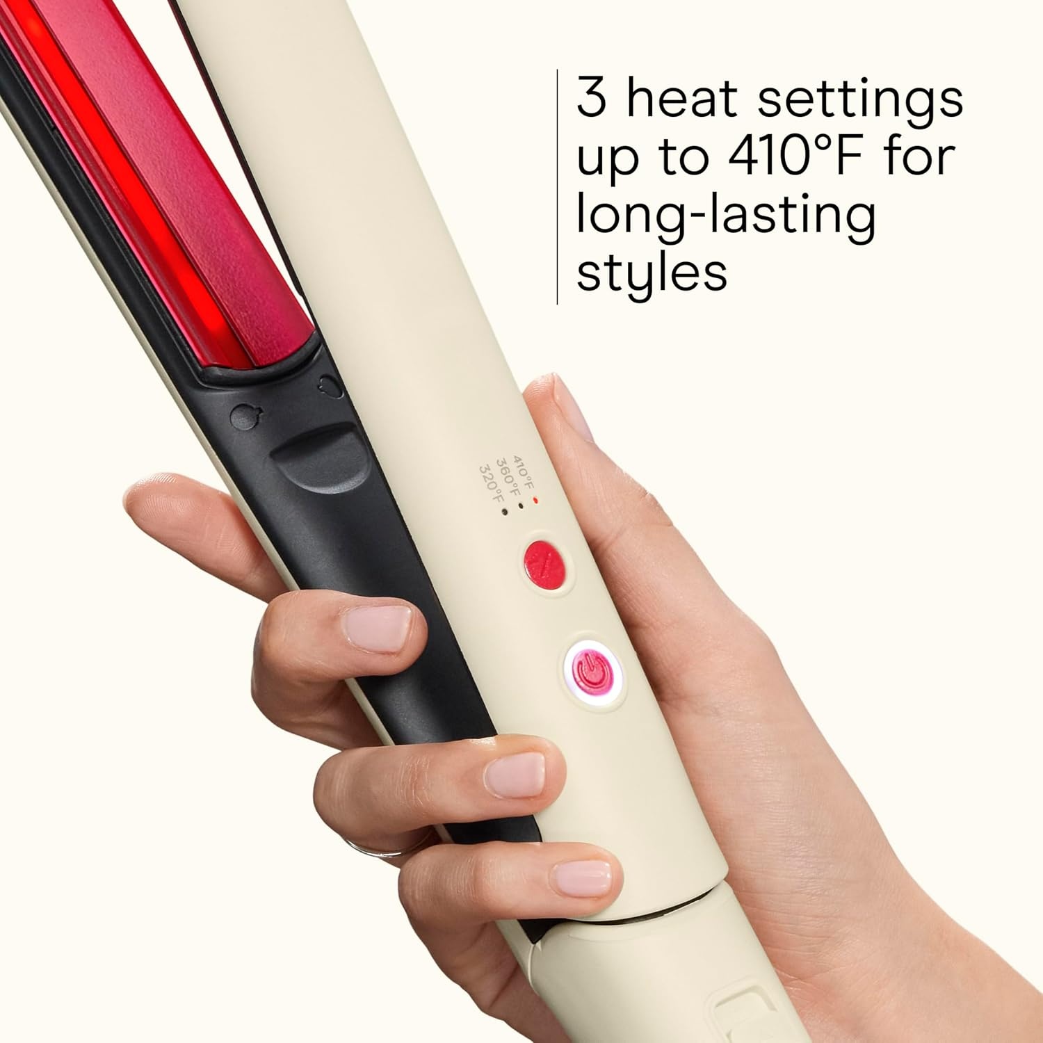 image:imageInfiniti PRO CONAIR 1 Infrared Flat Iron Hair Straightener for Smooth Shiny Results Advanced Styling Hair Iron Designed to Reduce Frizz amp Heat Damage White