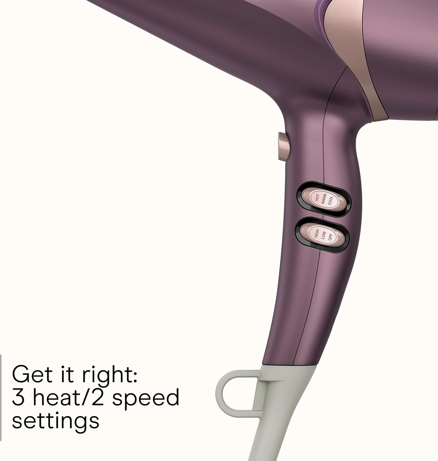 image:imageInfiniti PRO CONAIR Style amp Shine Hair Dryer with Diffuser and Concentrator 1875W Style amp Shine Blow Dryer with Tourmaline and Ionic Conditioning to Fight Frizz 3 Heat amp 2 Speed Settings PurplePurple