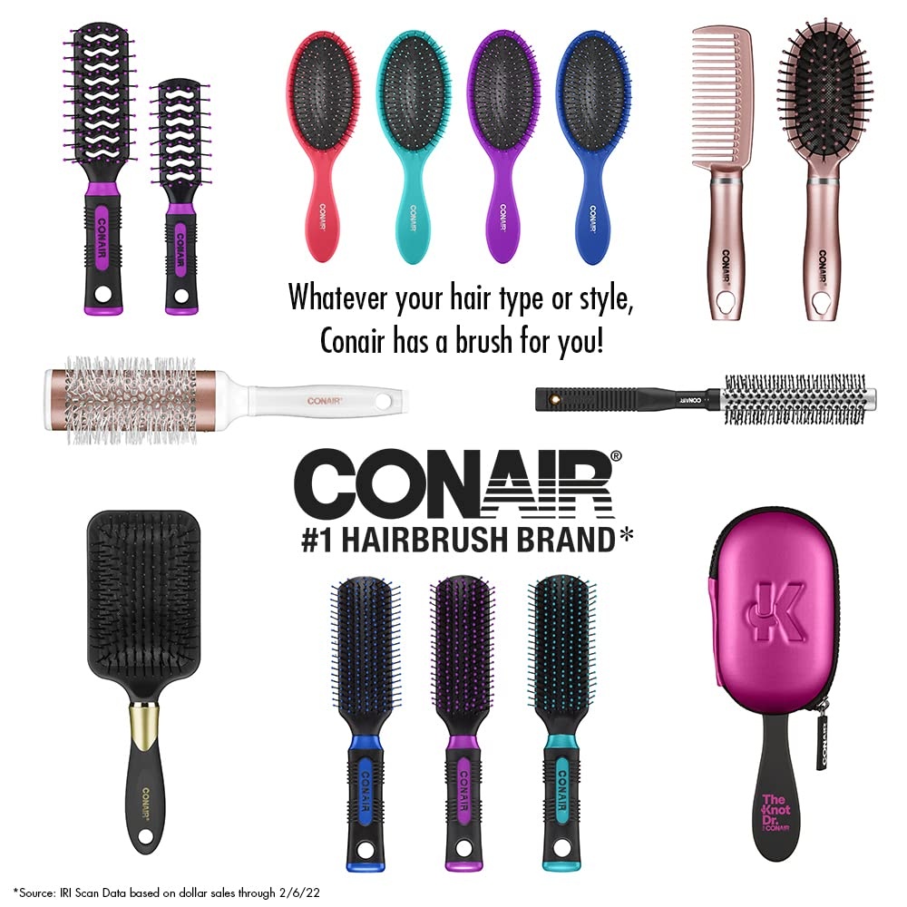 image:imageKnotty Kids for Conair Smiley Print HairbrushGreen