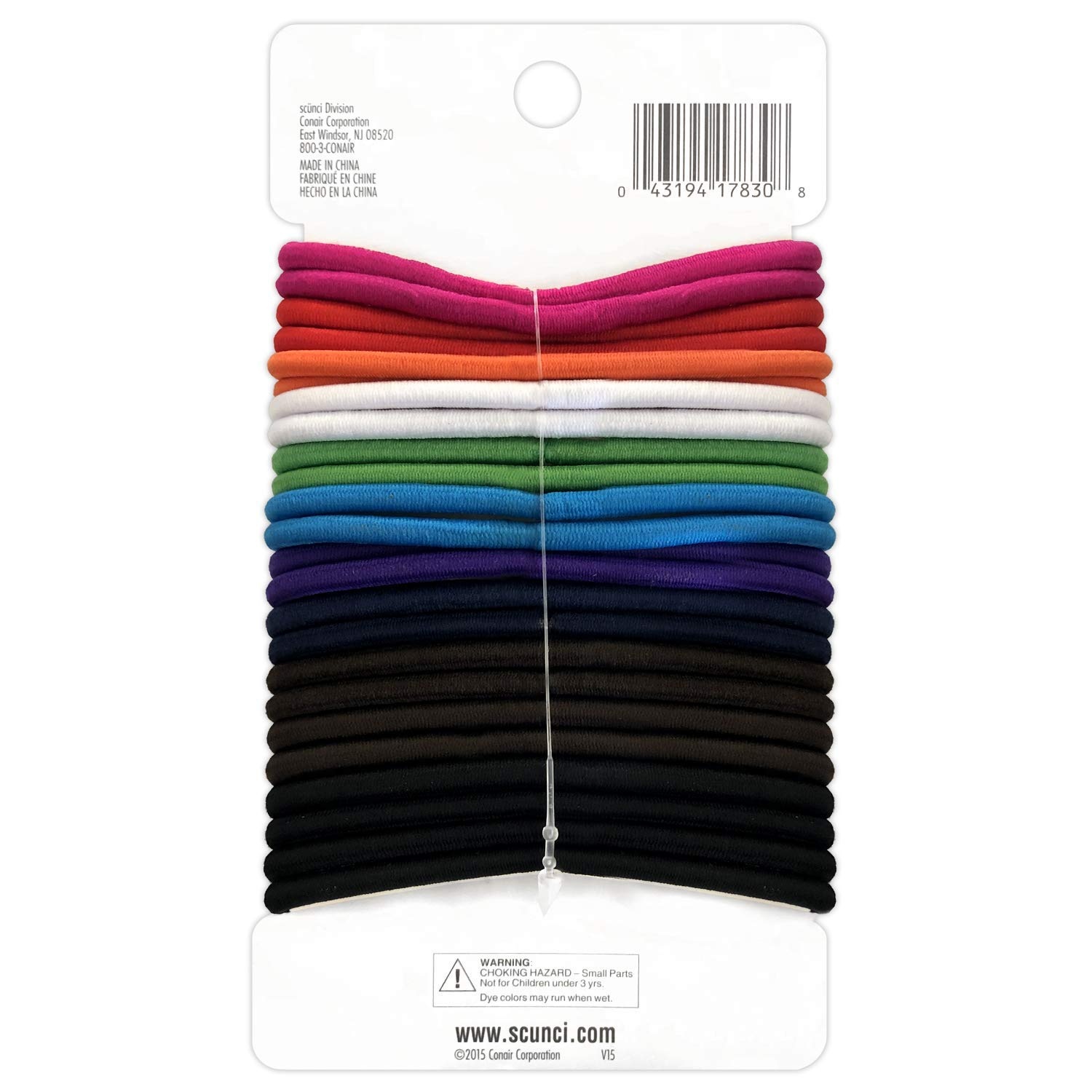image:imageScunci No Damage Effortless Beauty Thick Hair Elastics 24CountBright