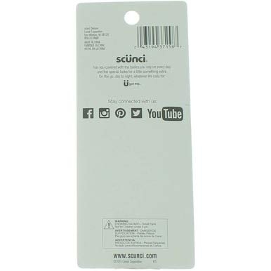 image:imageScunci Noslip Grip Mini Oval Top Jaw Clips 8 Count8 Count Pack of 1