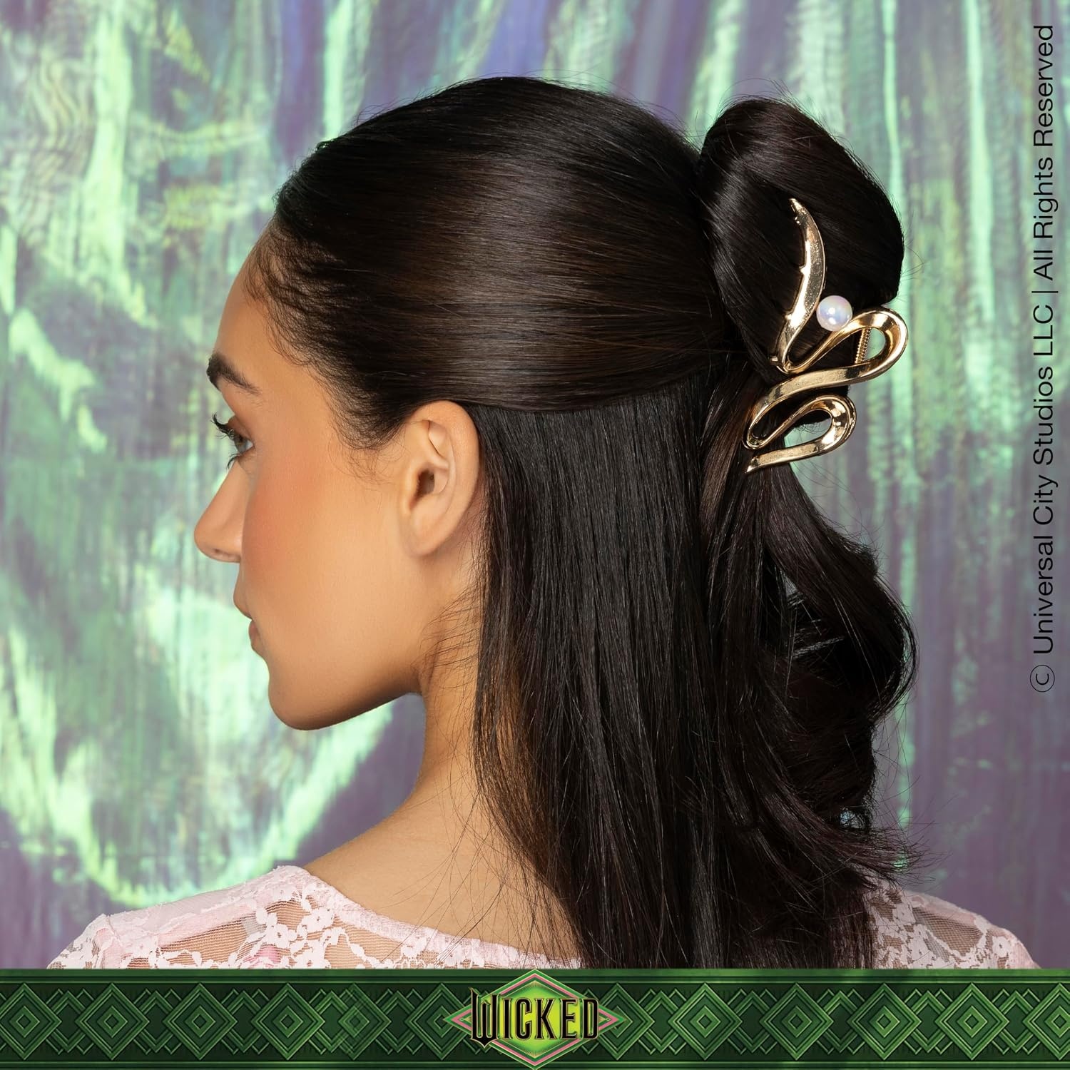 image:imageScunci Wicked Glinda Gold Claw Clip Hair Accessory Gold 1 Count Pack of 1Glinda Gold