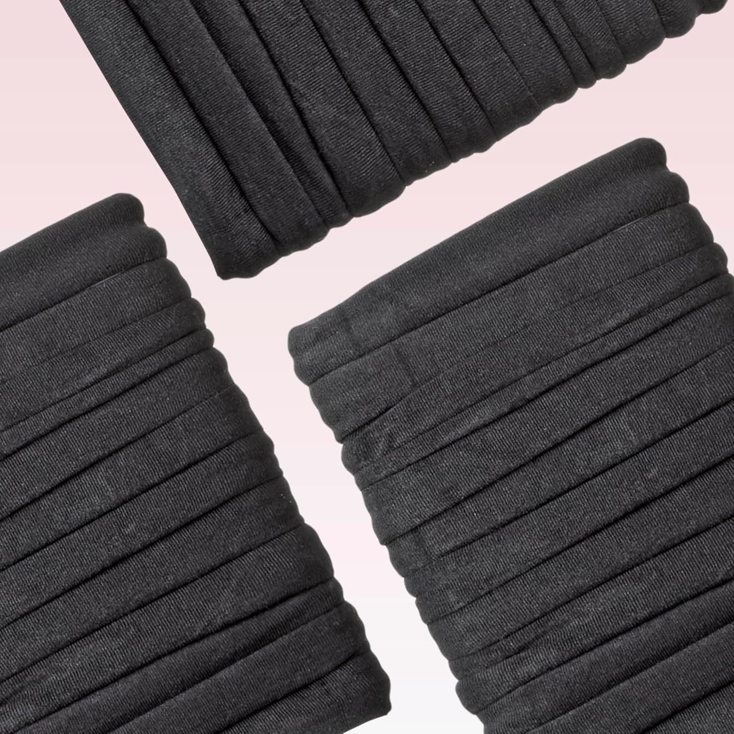 image:imageScunci by Conair 36PC Elastic Hair Ties Soft Everyday Ponytail Holders for Thick Curly and Fine Hair Flexible SoftTouch No Damage Hair Bands Stretch Hosiery Hair Ties Black