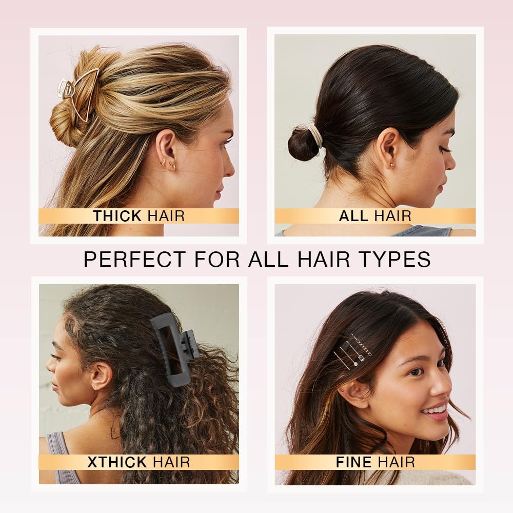 image:imageScunci by Conair 82 piece hair accessory kit hair accessories for women claw clips includes stackable storageNeutral