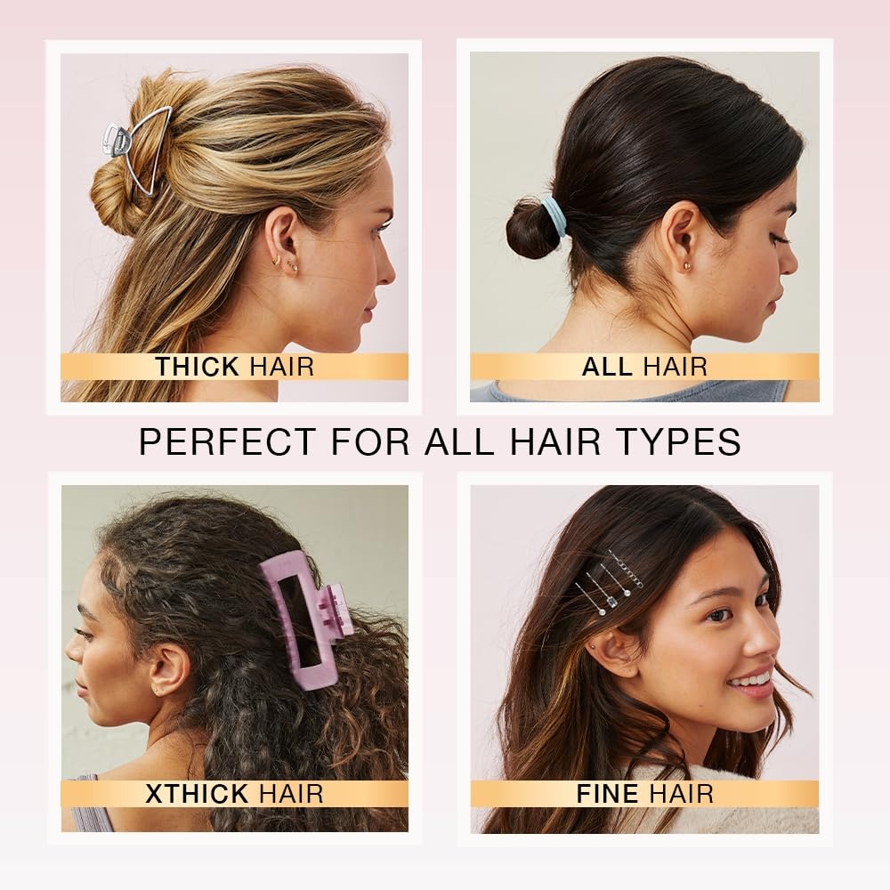 image:imageScunci by Conair 82 piece hair accessory kit hair accessories for women claw clips includes stackable storagePastel