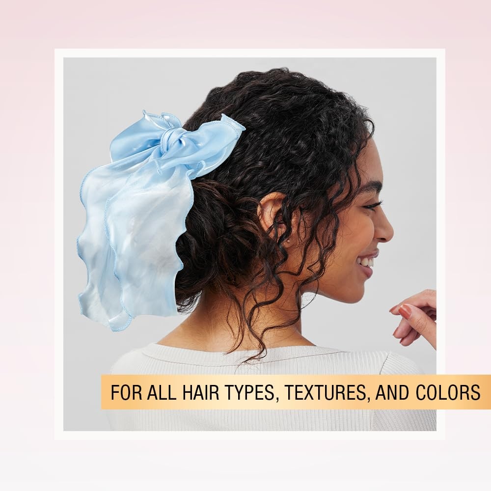 image:imageScunci by Conair Bow Barrette hair accessories for girls and women trendy oversized ribbon hairbow Sky BlueSky Blue