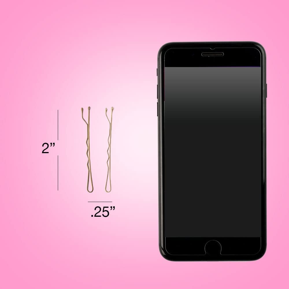 image:imageScunci by Conair NoSlip Grip bobby pins bobby pins brown hair hair accessories for women Color Match Blonde amp Brunette 48 Count