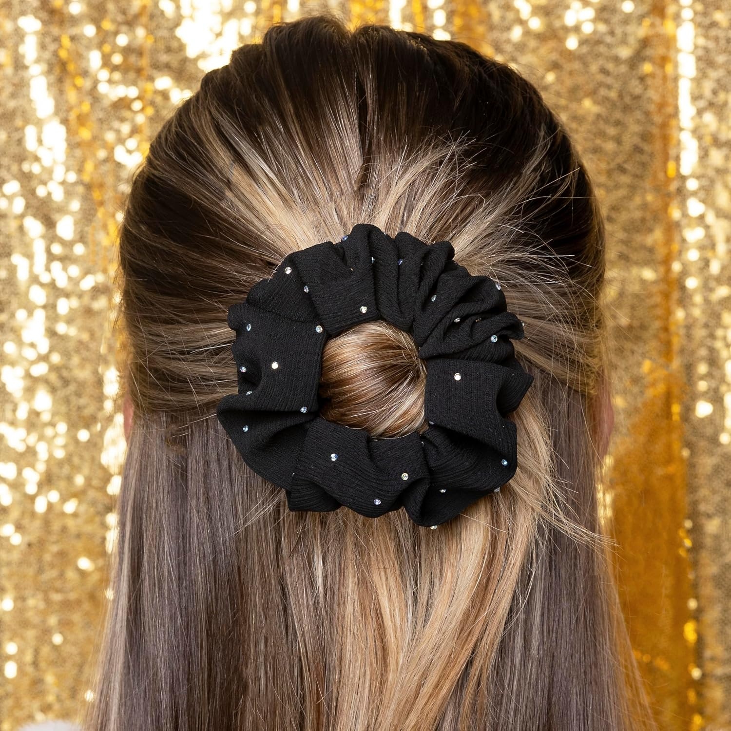 image:imageScunci by Conair Pop Clip Barrette hair accessories for women claw clips for thick hair claw clip Gifts for women teen girl gifts 1 CountBlack Glam